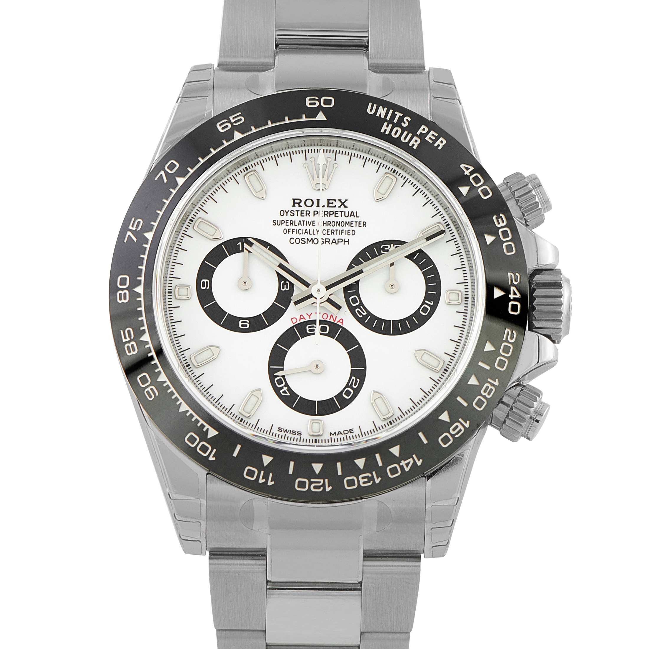 Rolex Daytona White Dial Steel Watch 116500LN