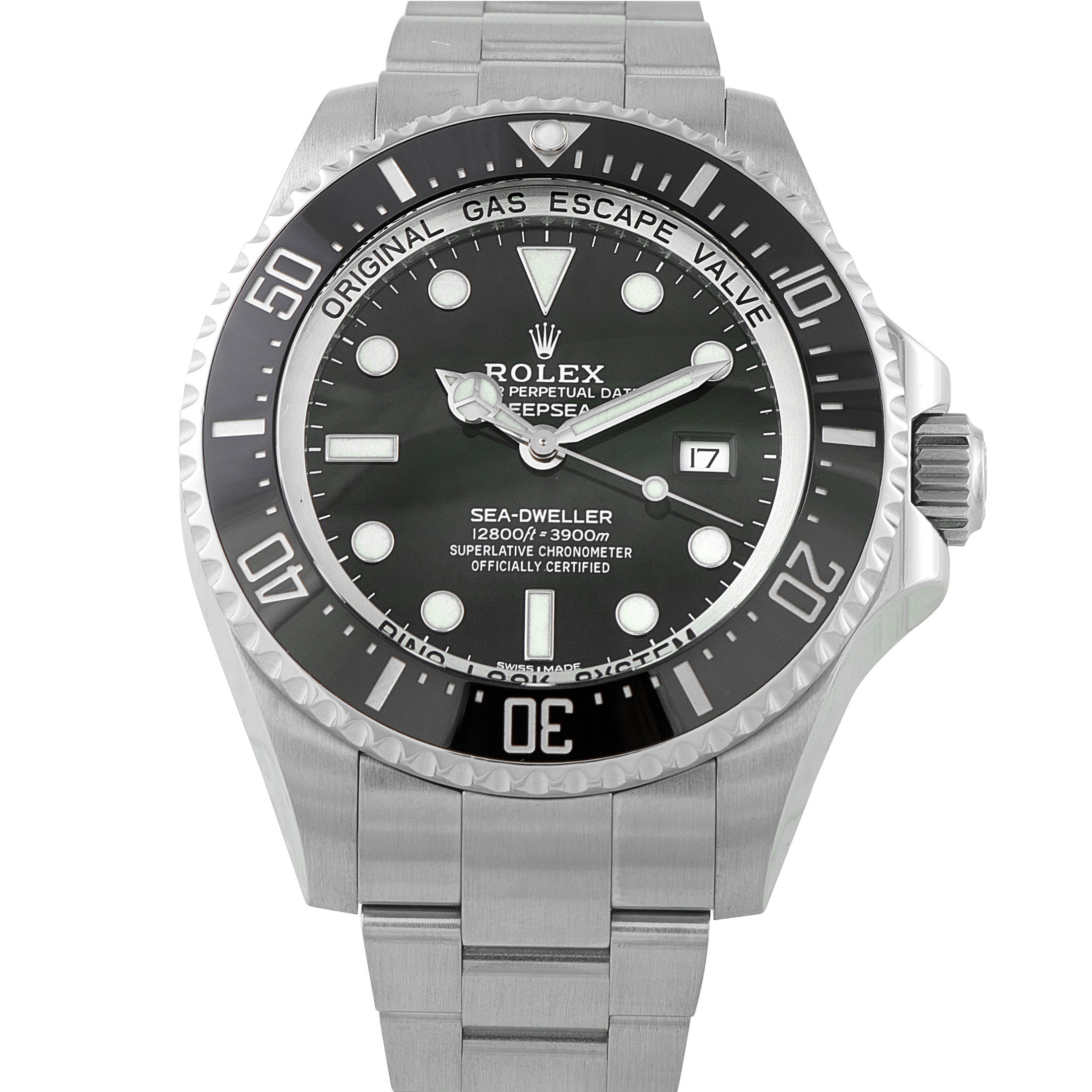 Rolex Sea-Dweller Deepsea Black Dial Steel Watch 116660