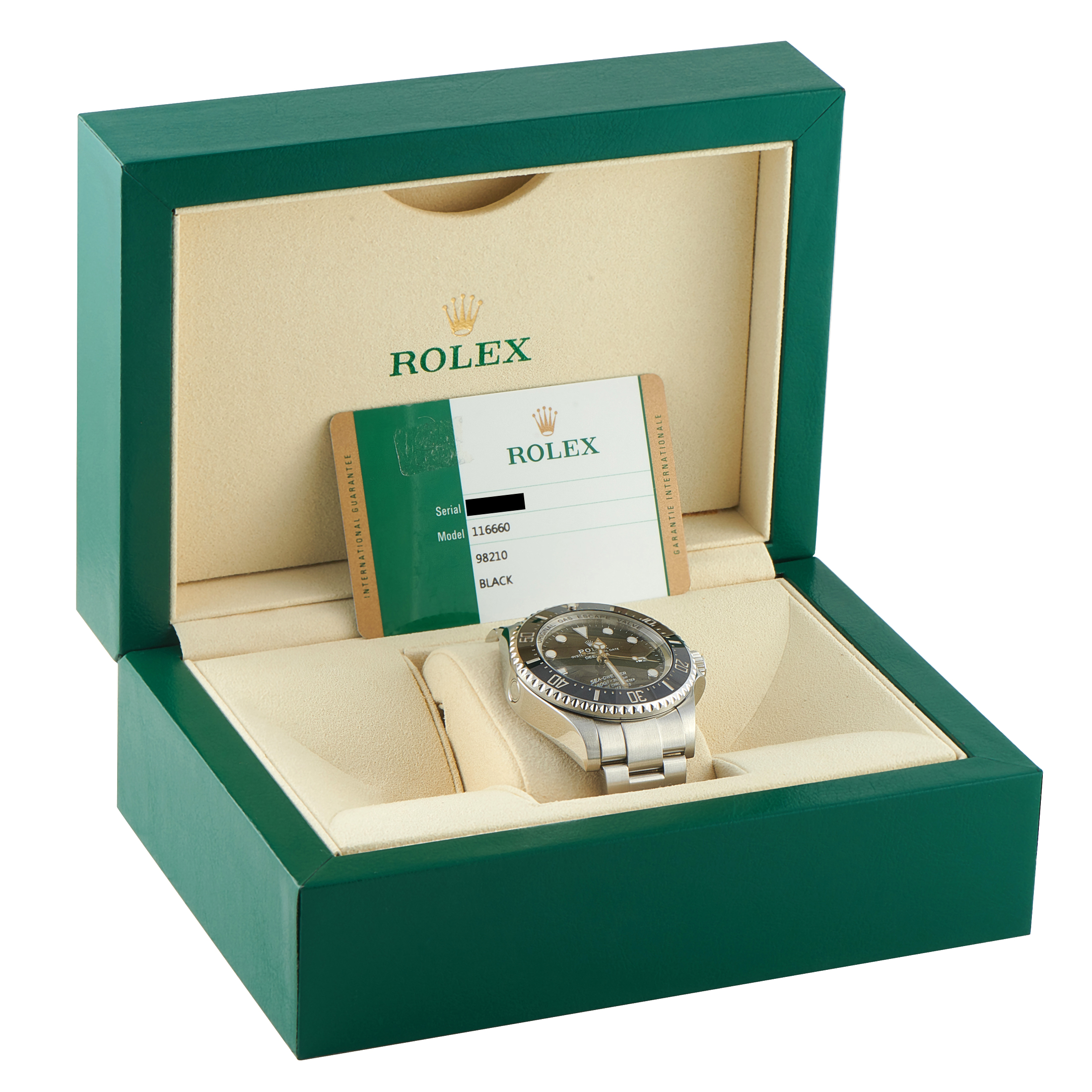 Rolex Sea-Dweller Deepsea Black Dial Steel Watch 116660 - Image 5
