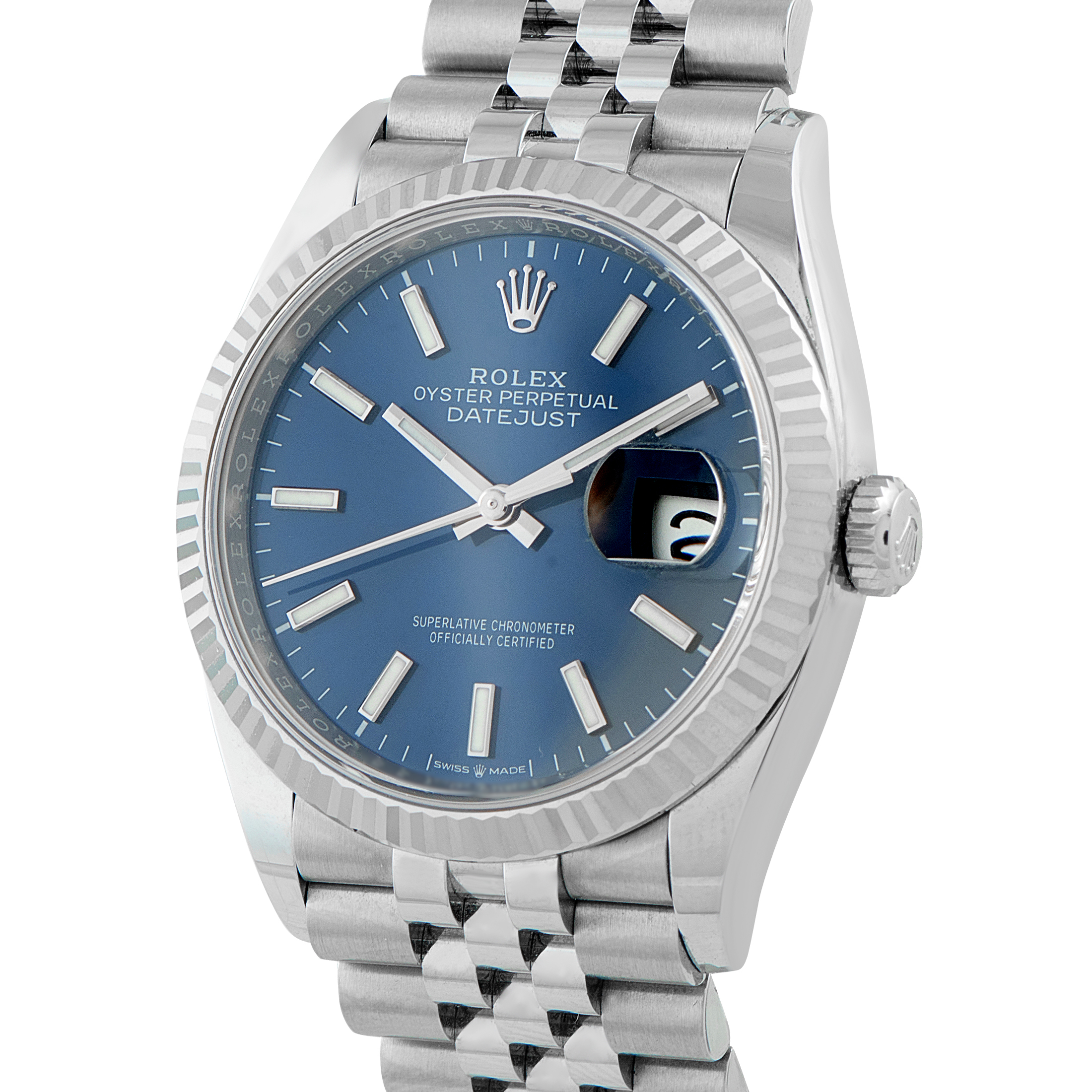 Rolex Datejust 36 Blue Dial Steel Jubilee Watch 126234 - Image 2