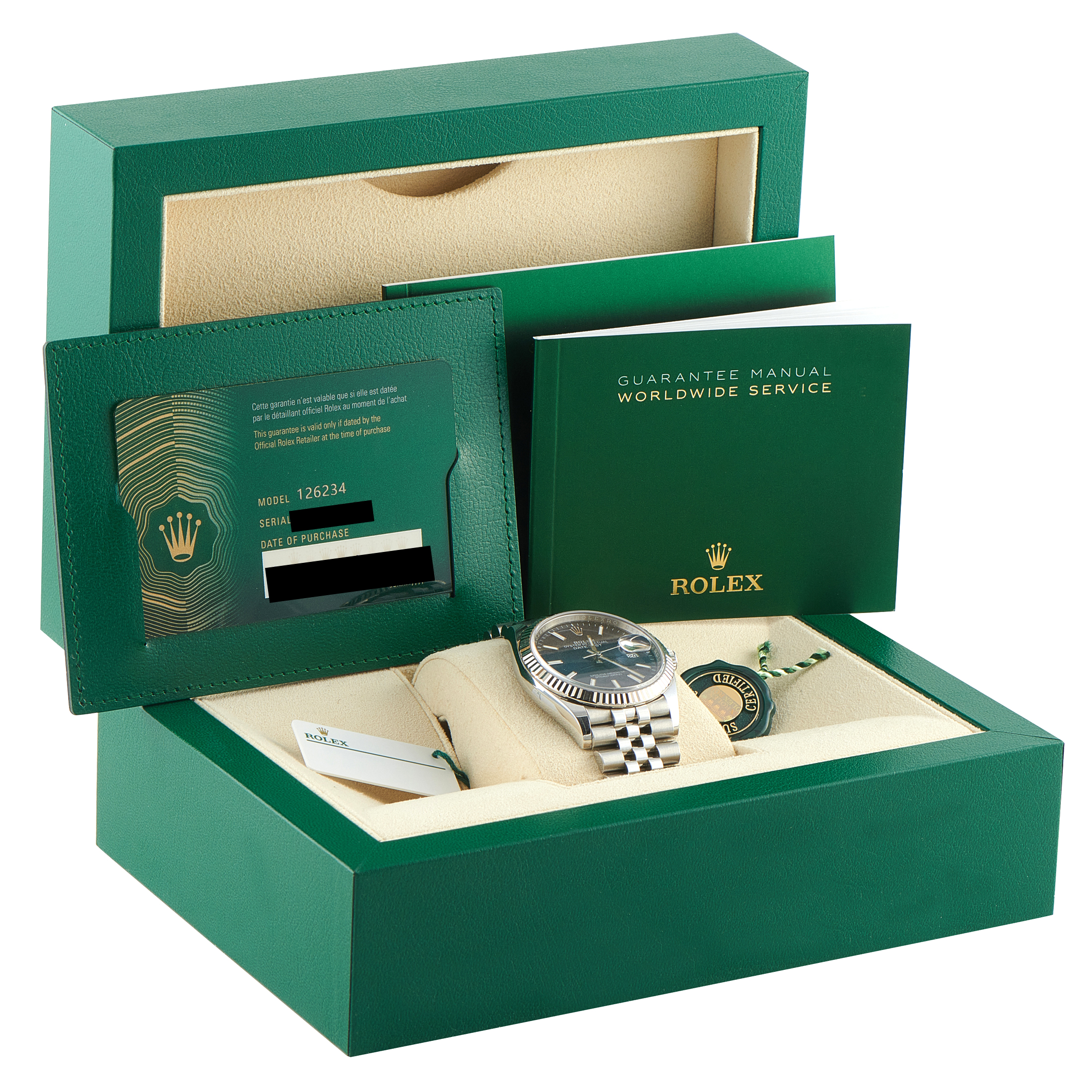 Rolex Datejust 36 Blue Dial Steel Jubilee Watch 126234 - Image 5