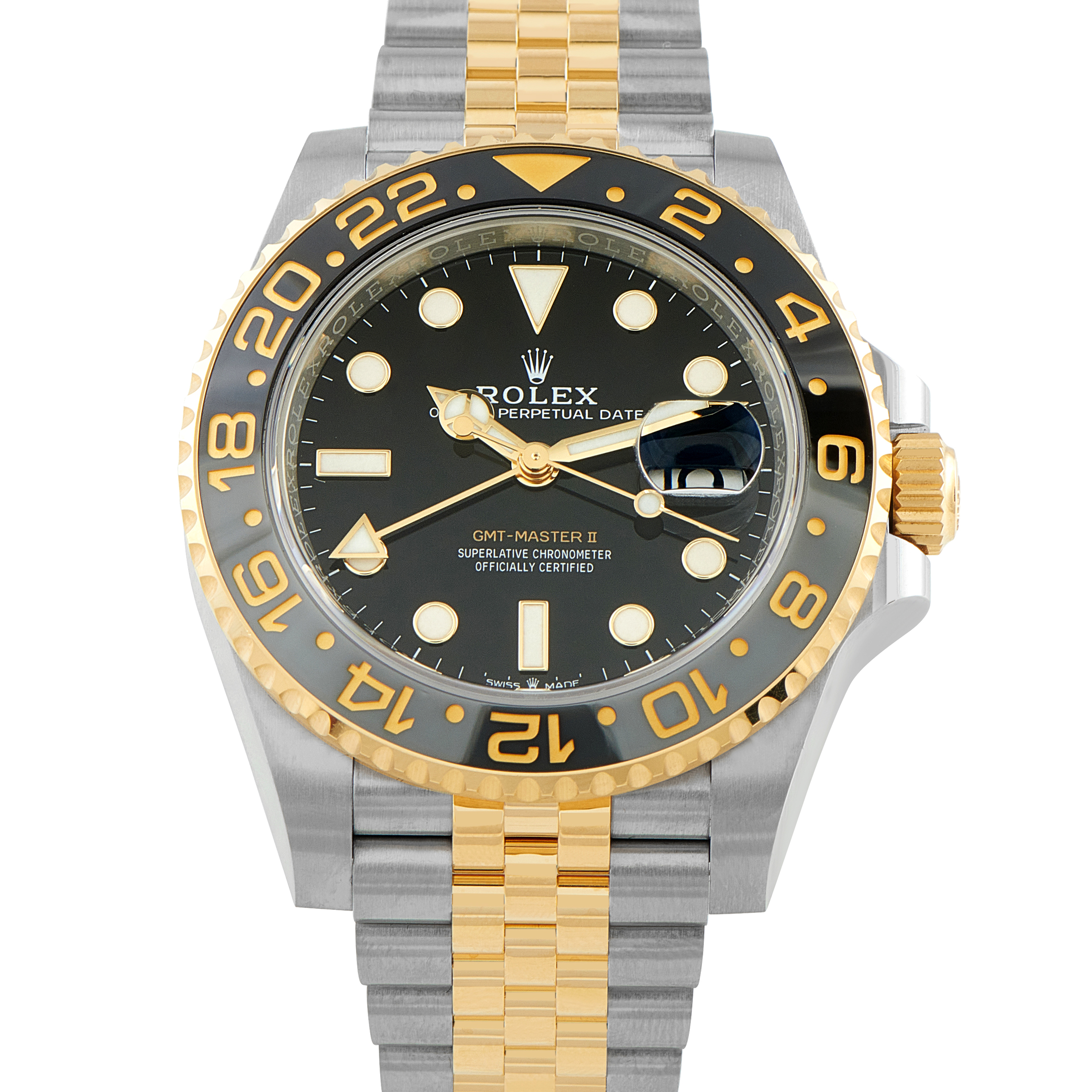 Rolex GMT-Master II Two-Tone Watch 126713GRNR