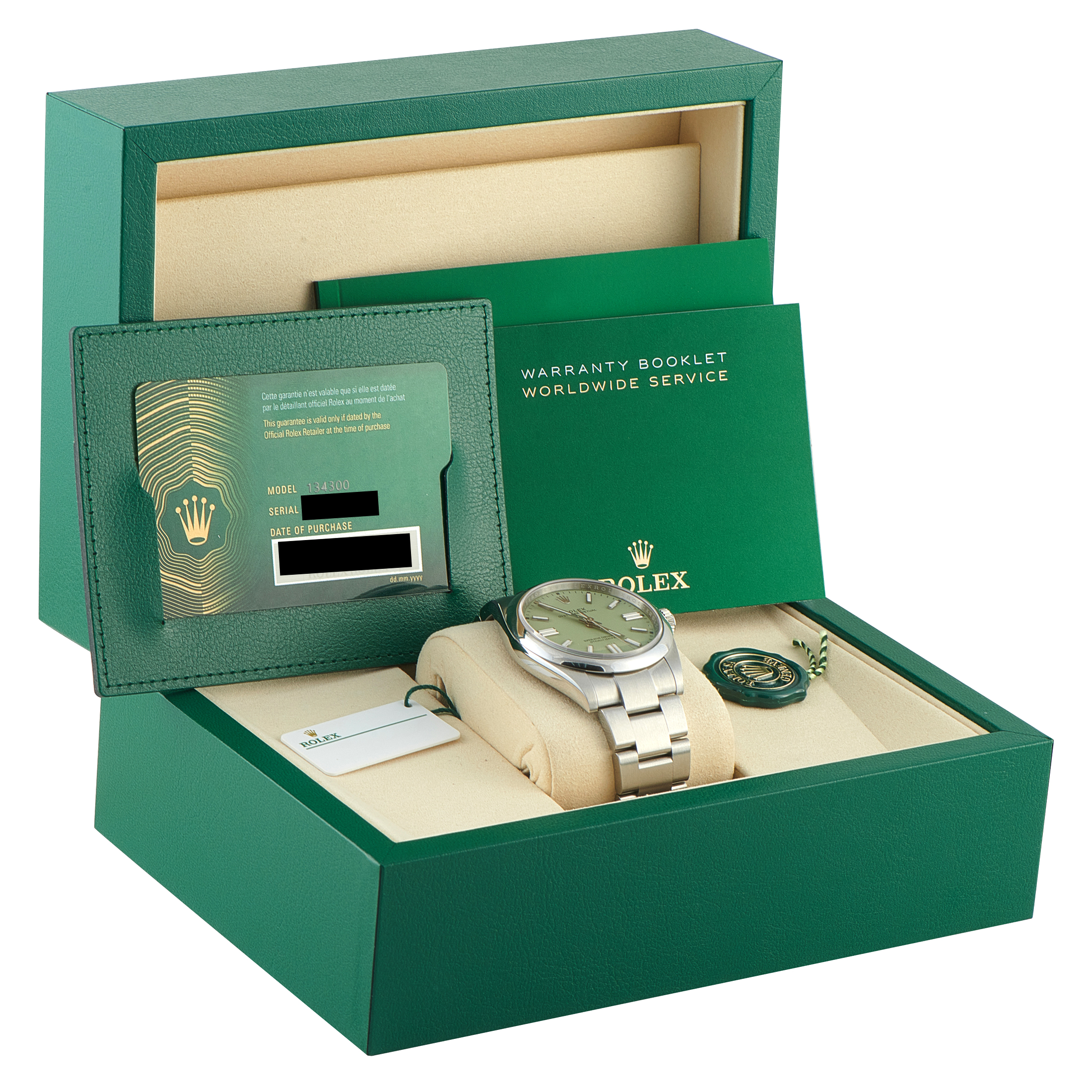 Rolex Oyster Perpetual 41 Pistachio Dial Steel Watch 134300 - Image 5