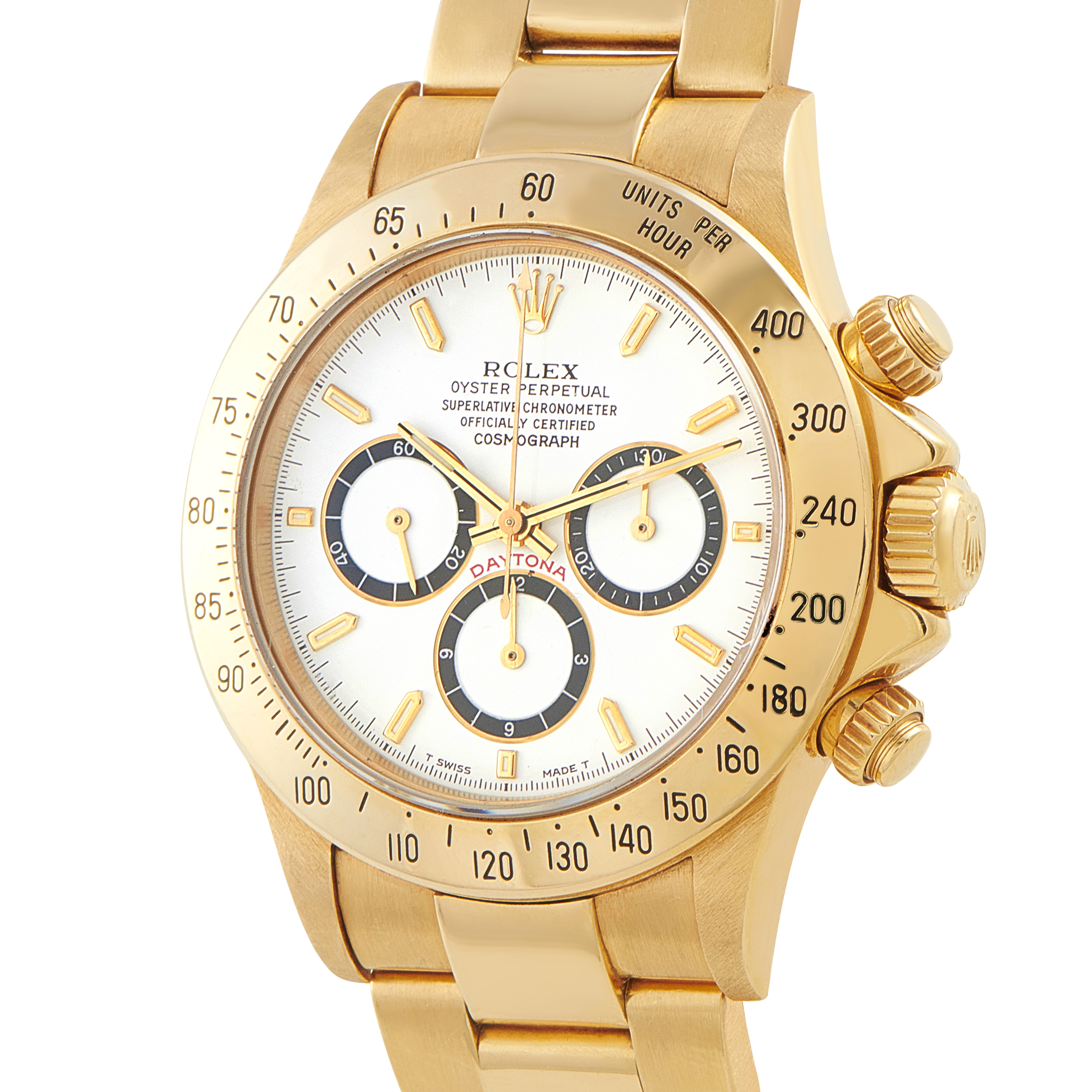 Rolex Daytona Inverted 6 Dial Yellow Gold Watch 16528 - Image 2