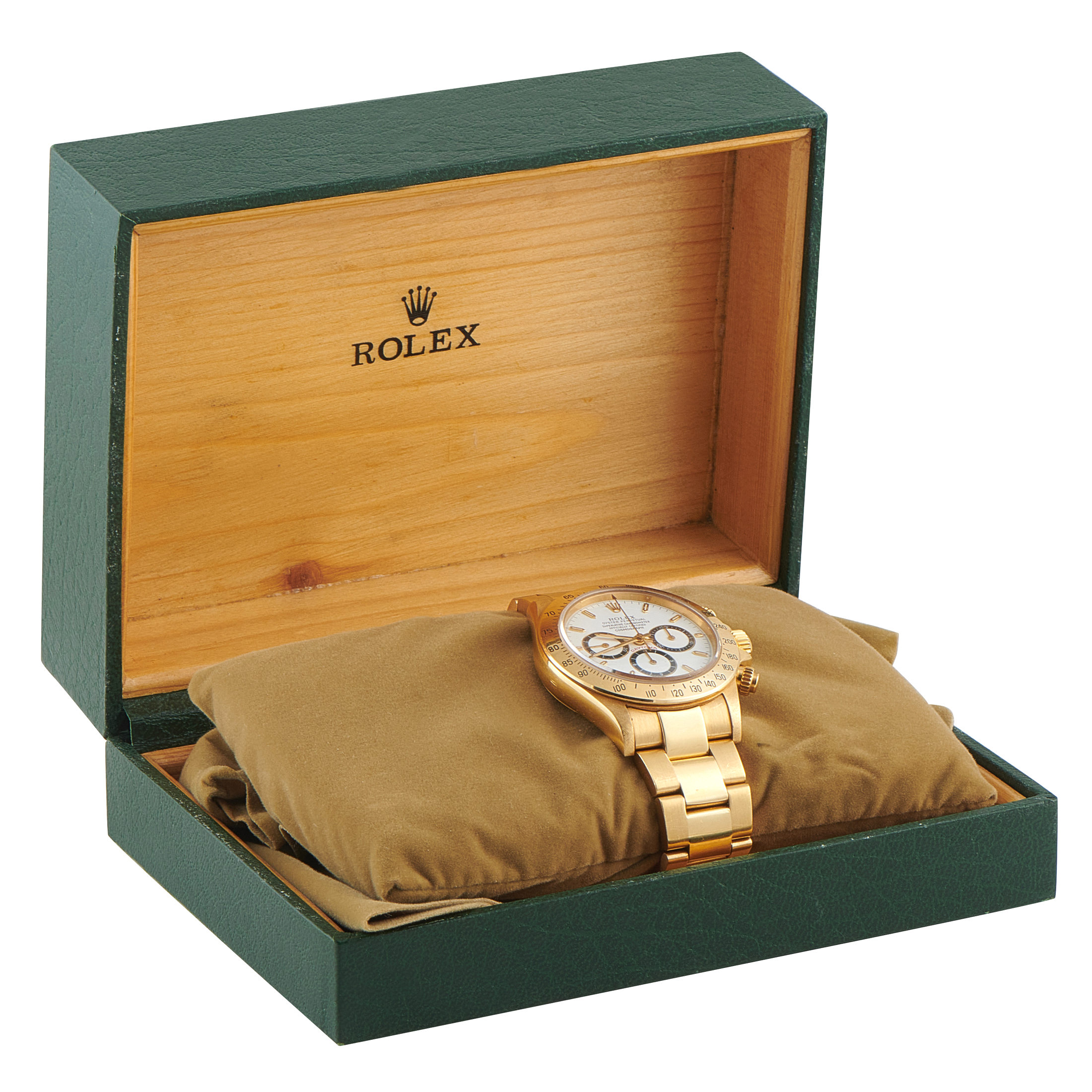 Rolex Daytona Inverted 6 Dial Yellow Gold Watch 16528 - Image 5