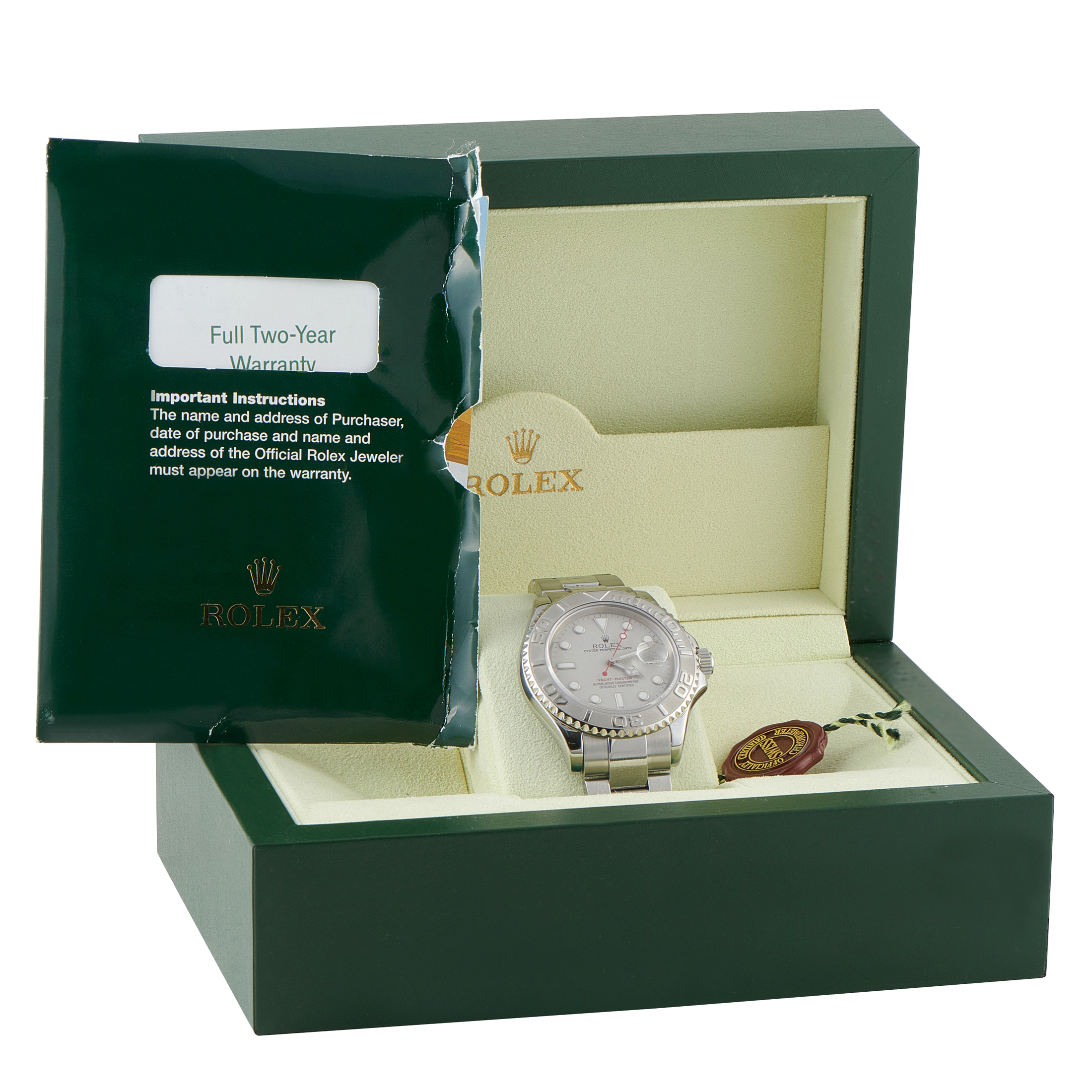 Rolex Yacht-Master 40 Rolesium Watch 16622 - Image 5