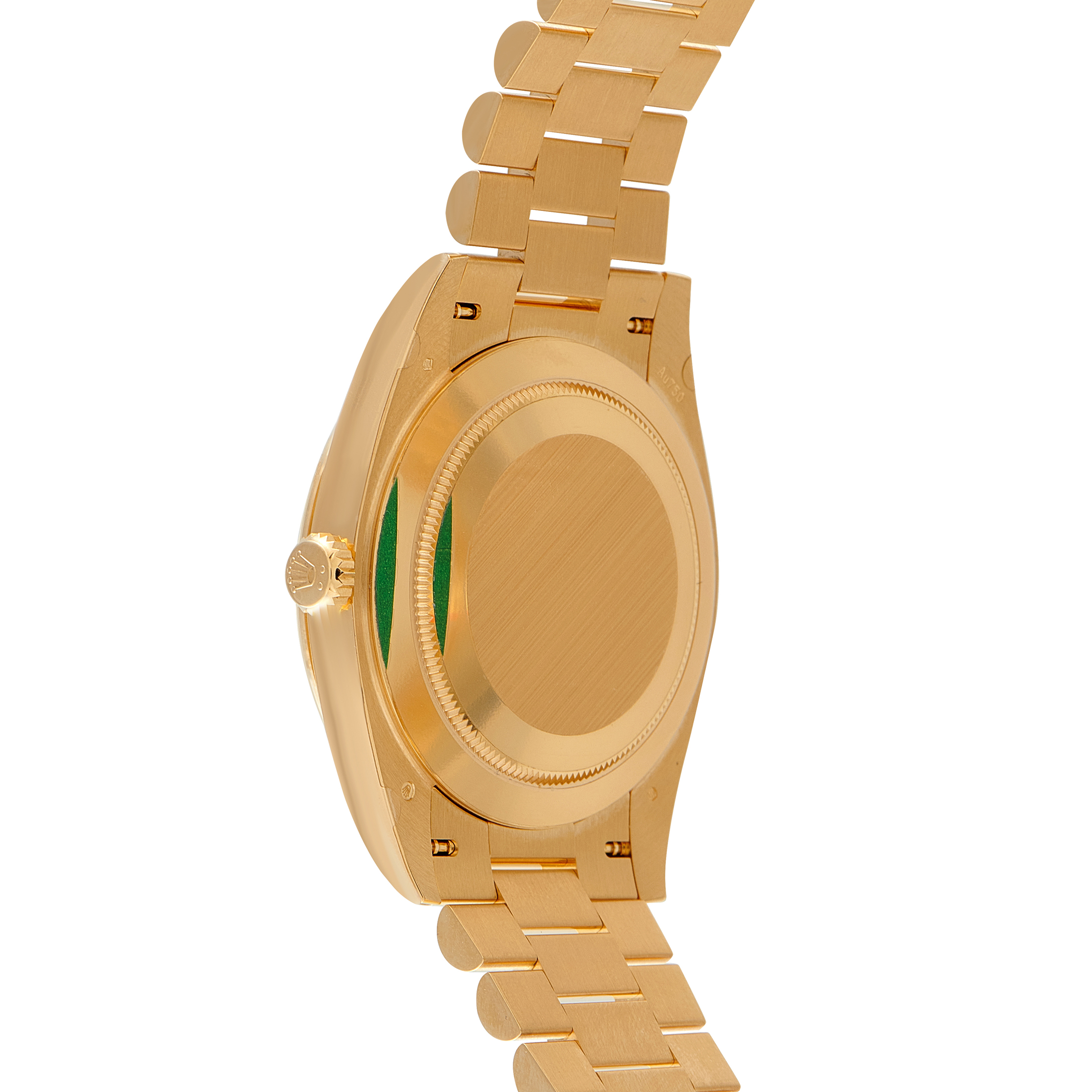 Rolex Day-Date 40 Green Dial Yellow Gold President Watch 228238 - Image 3