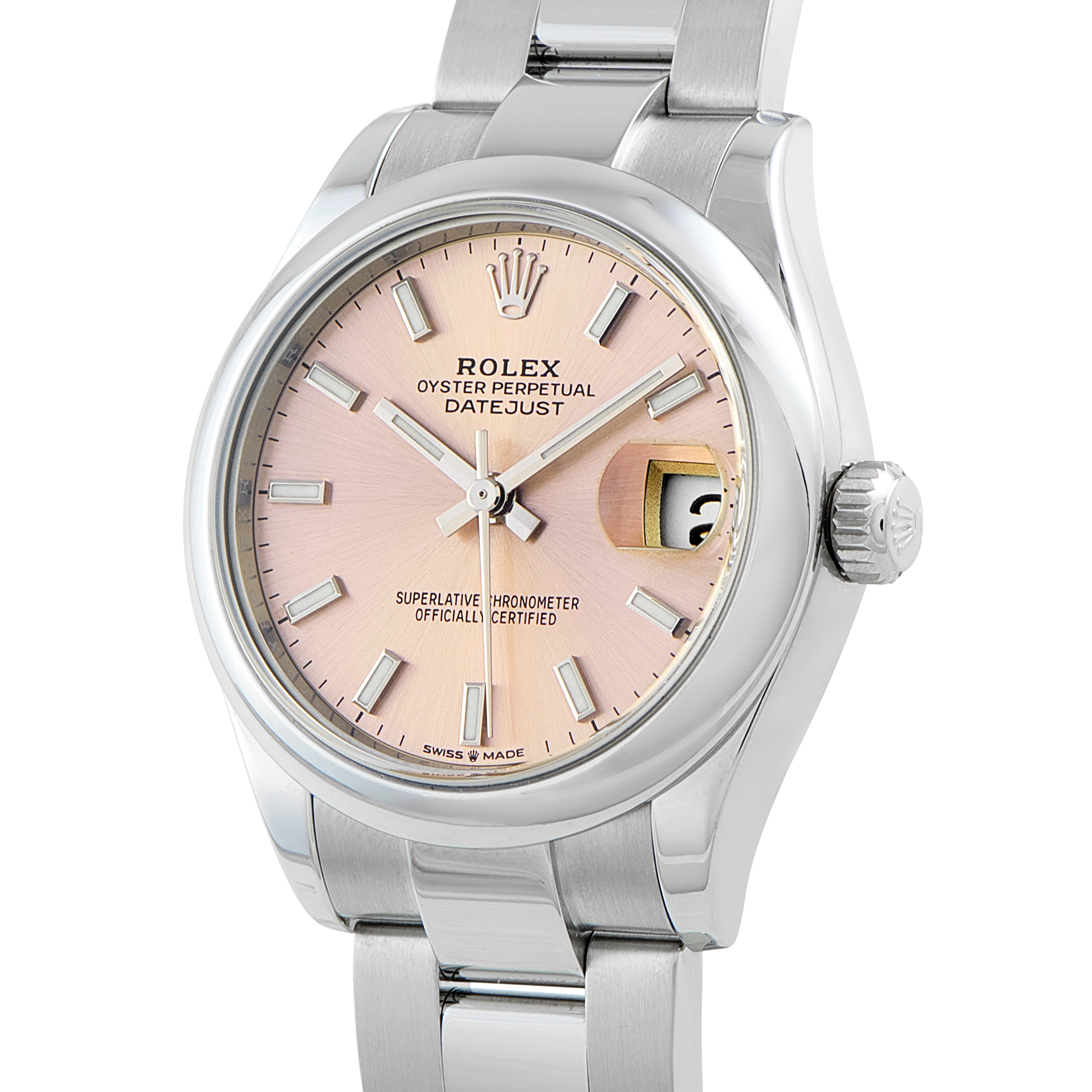 Rolex Datejust 31 Pink Dial Steel Oyster Watch 278240 - Image 2