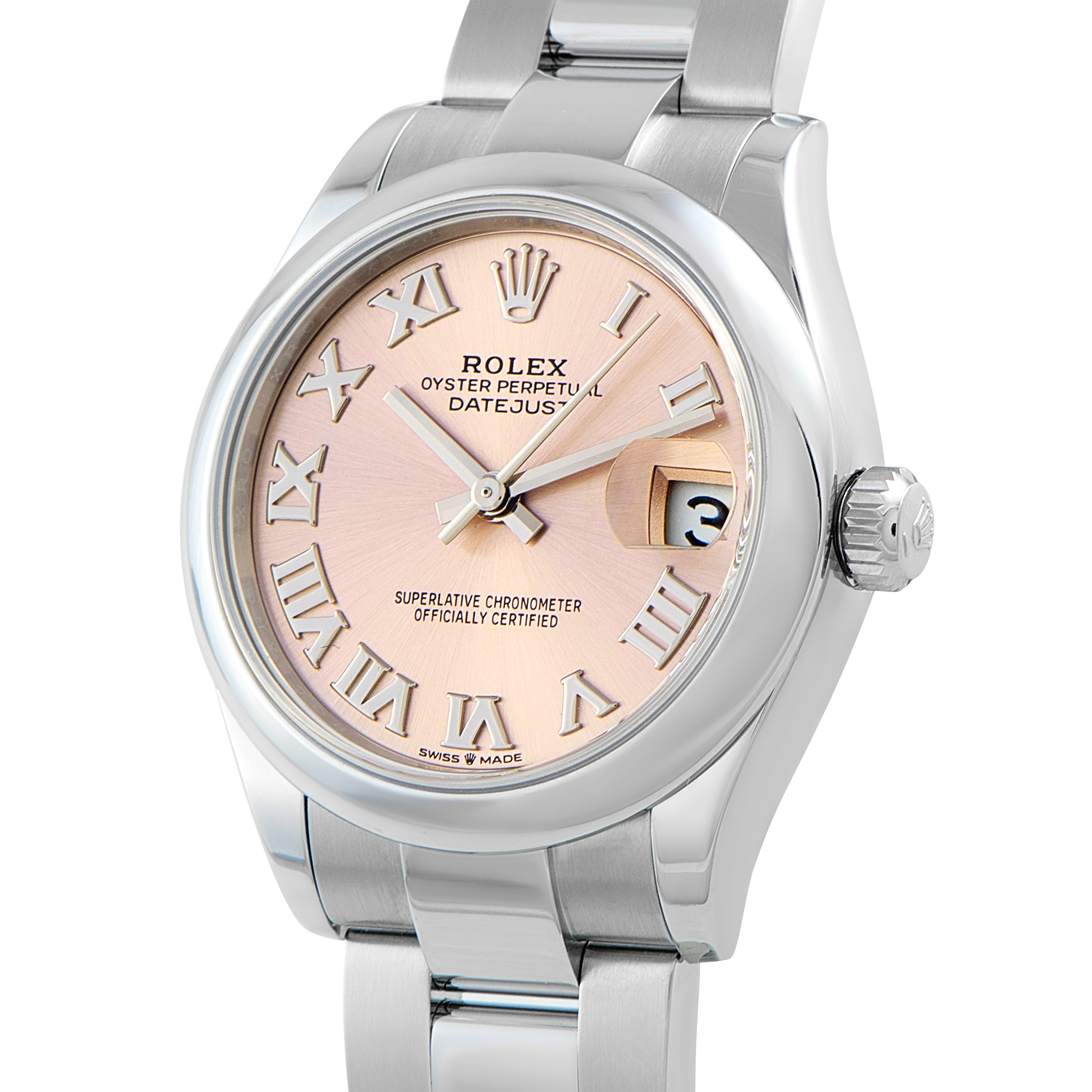 Rolex Datejust 31 Pink Roman Dial Steel Oyster Watch 278240 - Image 2