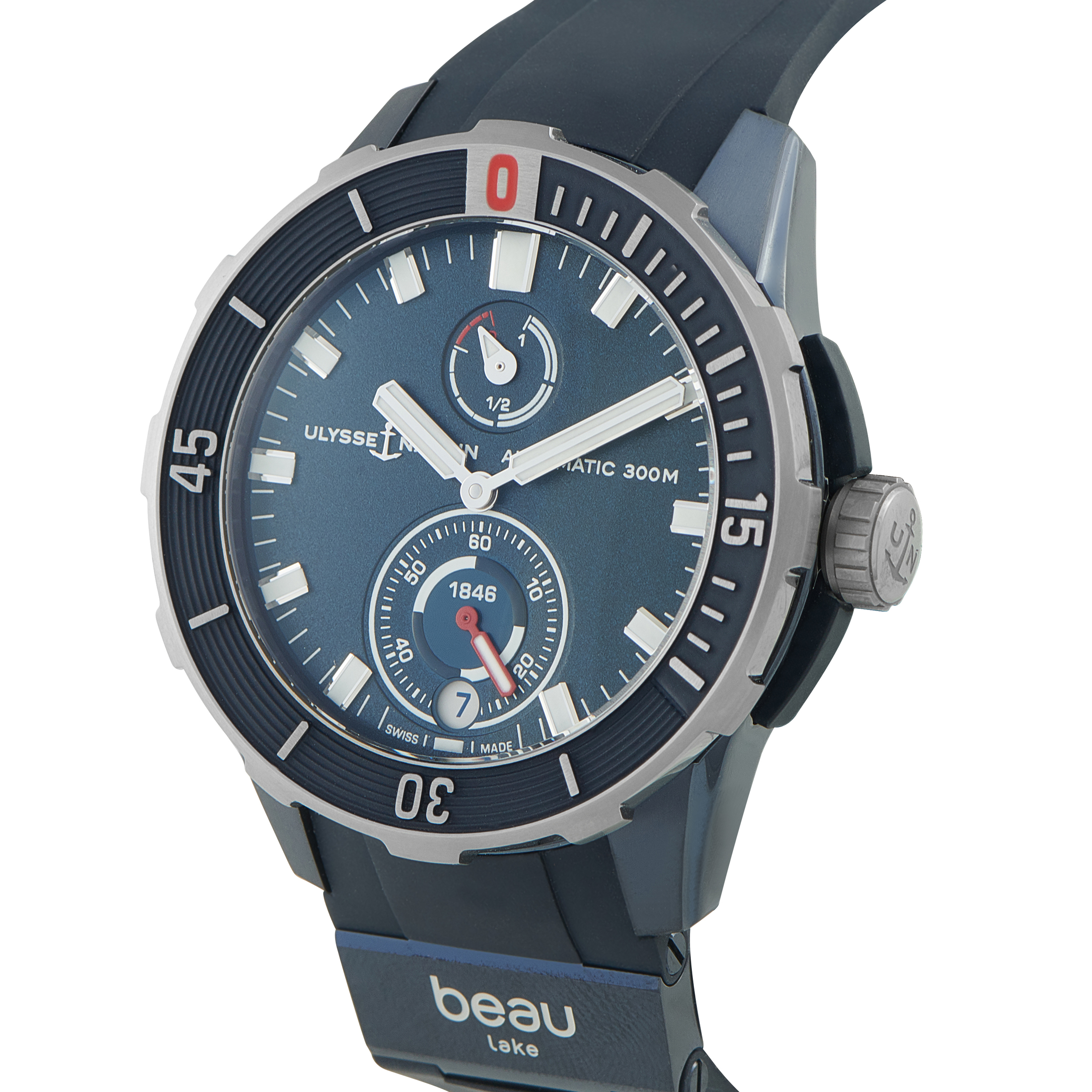 Ulysse Nardin Diver X Beau Lake Blue PVD Titanium Watch 1183-170LE-3A-BEAU - Image 2