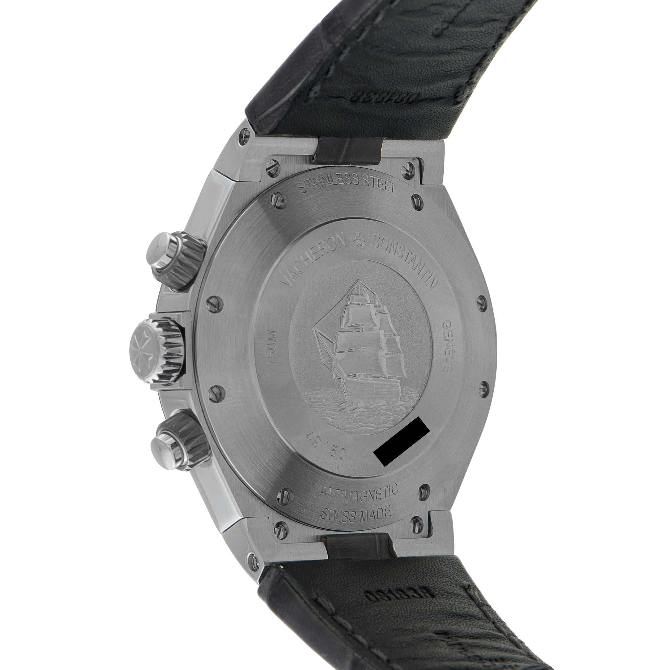 Vacheron Constantin Overseas Chronograph Deep Stream Steel Watch 49150/000W-9501 - Image 3