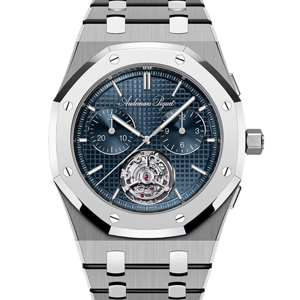 Audemars Piguet Royal Oak Jumbo Extra-Thin Flying Tourbillon Chronograph RD#5 Titanium Watch 26545XT.OO.1240XT.01 RD#5 26545XT.OO.1240XT.01