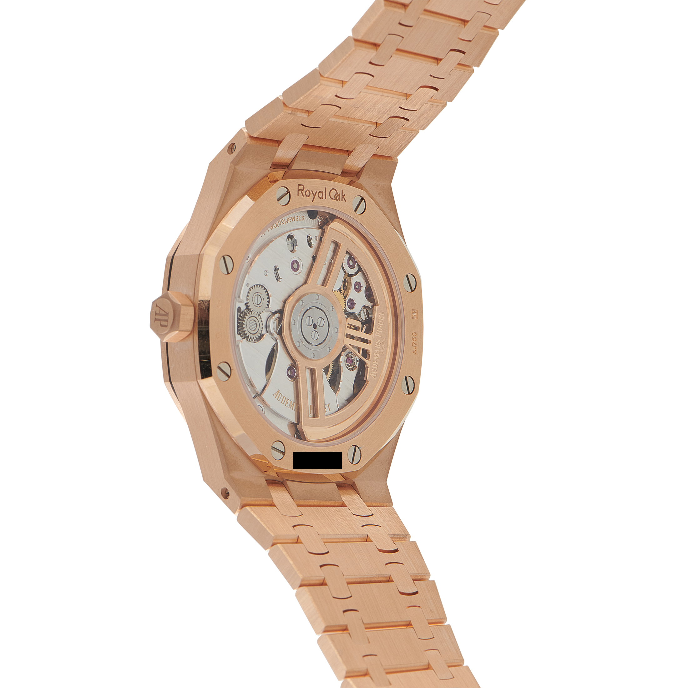 Audemars Piguet Royal Oak 41 Bleu Nuit 18K Rose Gold Watch 15510OR.OO.1320OR.03 - Image 3