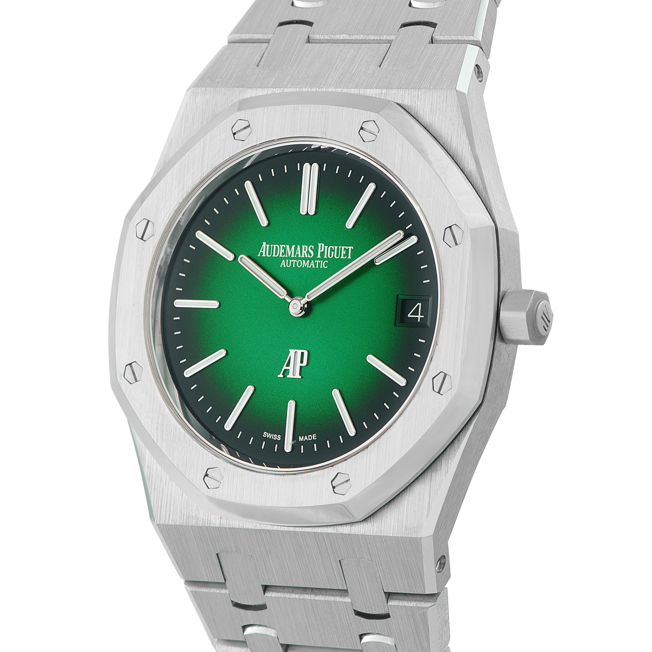 Audemars Piguet Royal Oak Jumbo Extra Thin Platinum Watch 16202PT.OO.1240PT.01 - Image 2