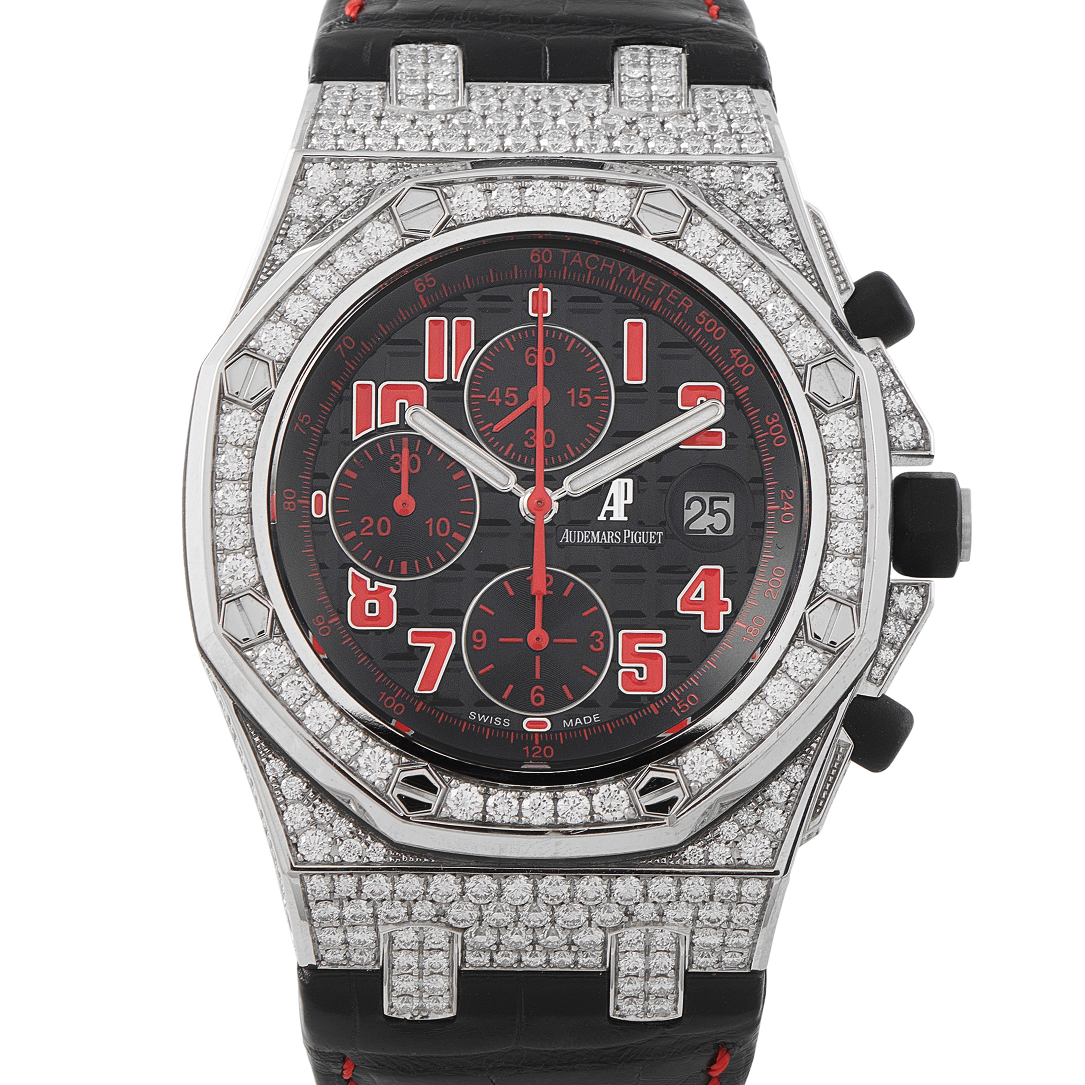 Audemars Piguet Royal Oak Offshore Chronograph "Las Vegas Strip" Diamond and White Gold Watch 26191bc.zz.d002cr.01