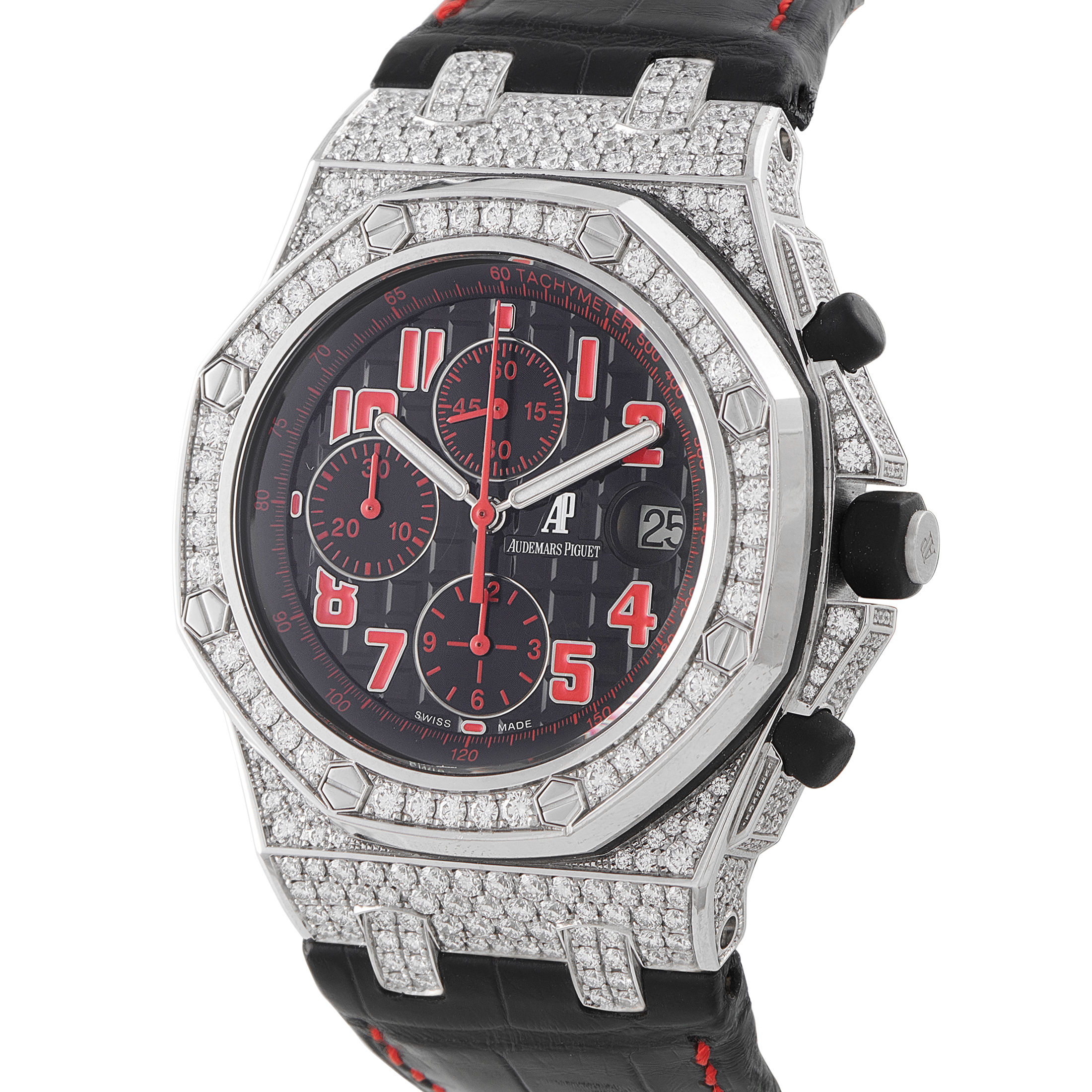 Audemars Piguet Royal Oak Offshore Chronograph "Las Vegas Strip" Diamond and White Gold Watch 26191bc.zz.d002cr.01 - Image 2