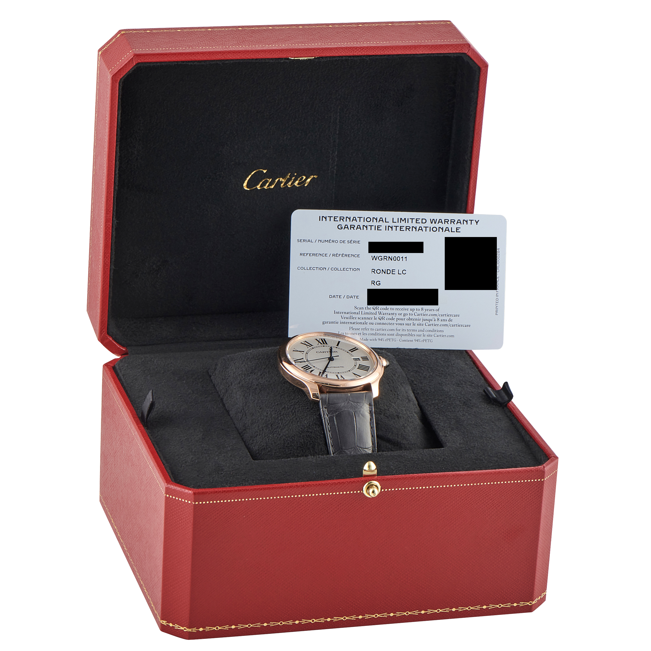 Cartier Ronde Louis Cartier Rose Gold Watch WGRN0011 - Image 5