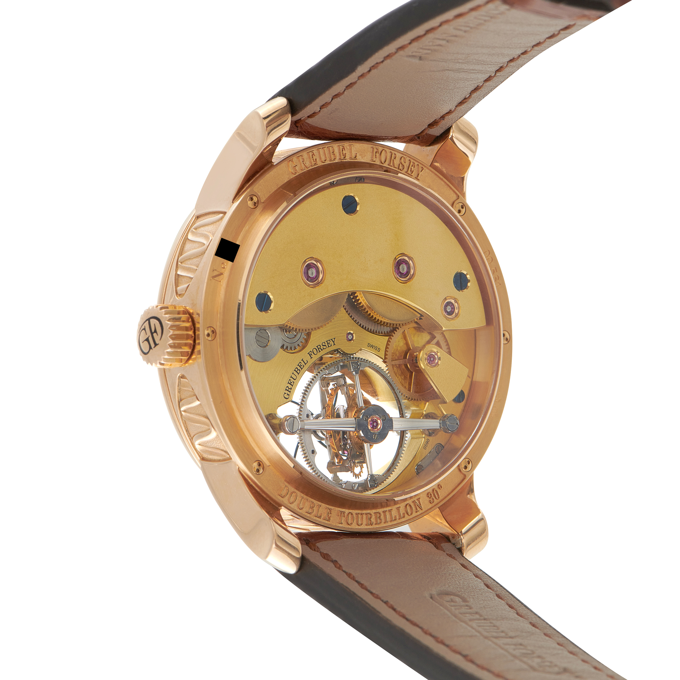 Greubel Forsey Double Tourbillon 30° Vision Red Gold Watch GF02 OR5 SN - Image 3