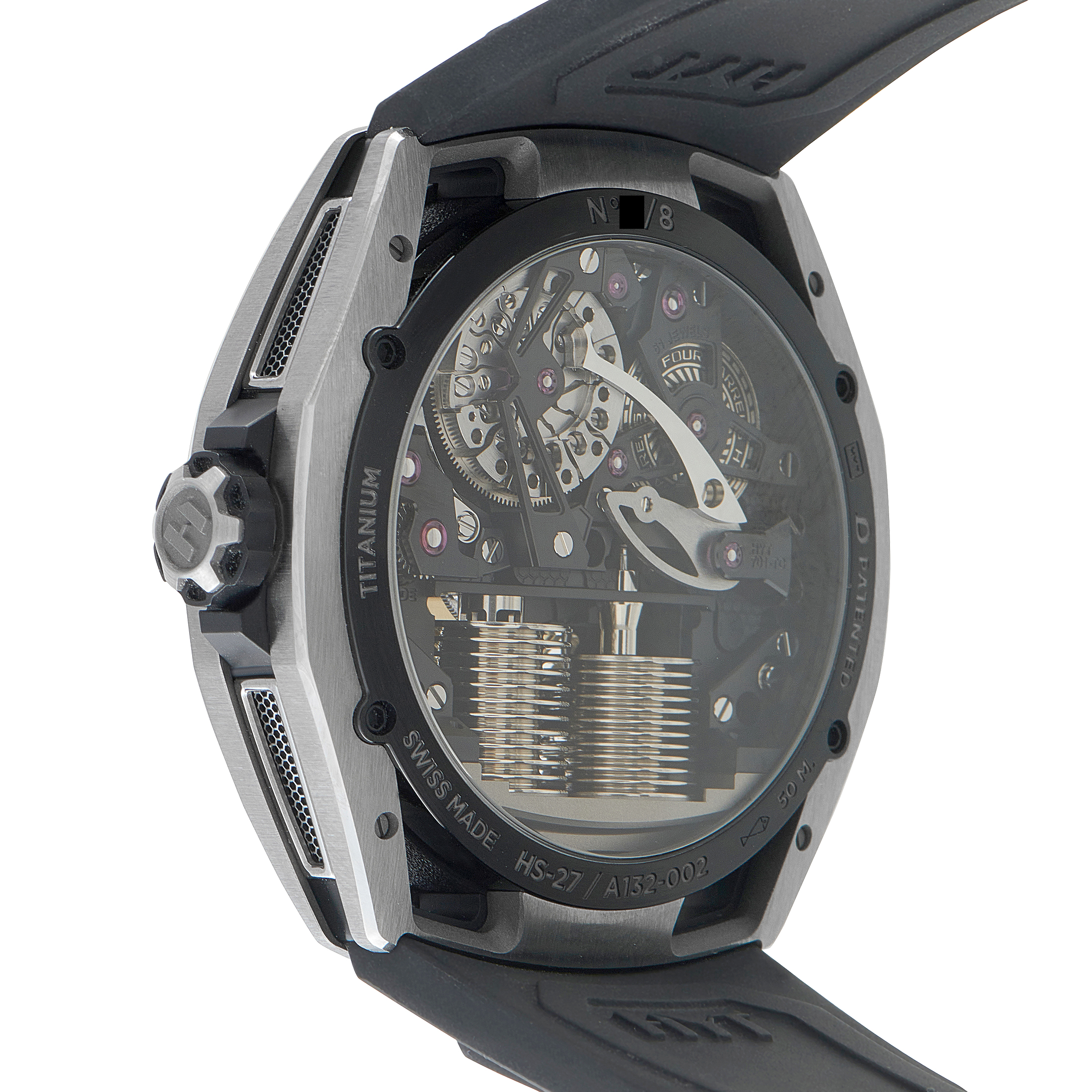 HYT Conical Tourbillon Titanium Blue Watch H03068-A - Image 3