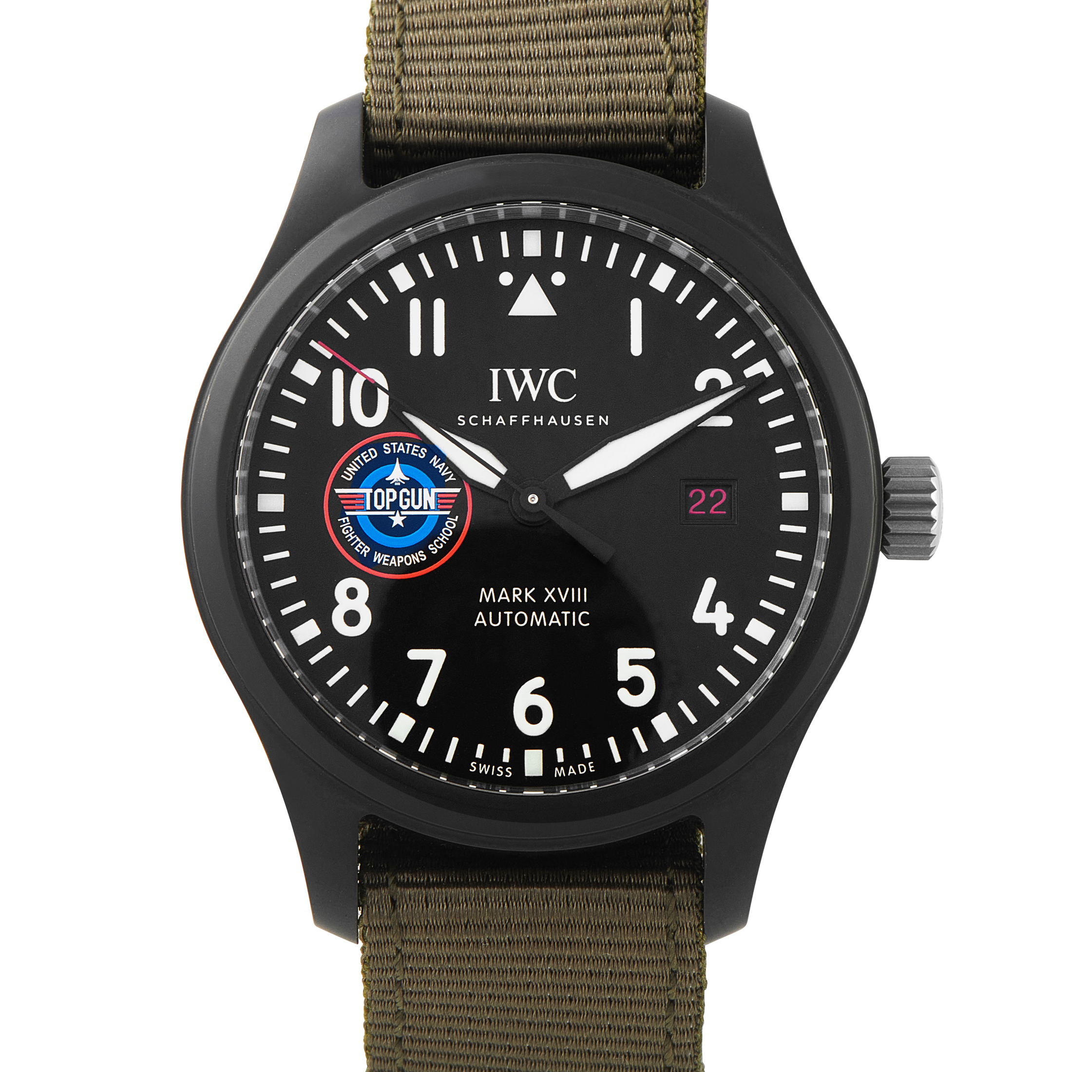 IWC Pilot’s Watch Mark XVIII Top Gun Edition “SFTI” 41mm Watch IW324712