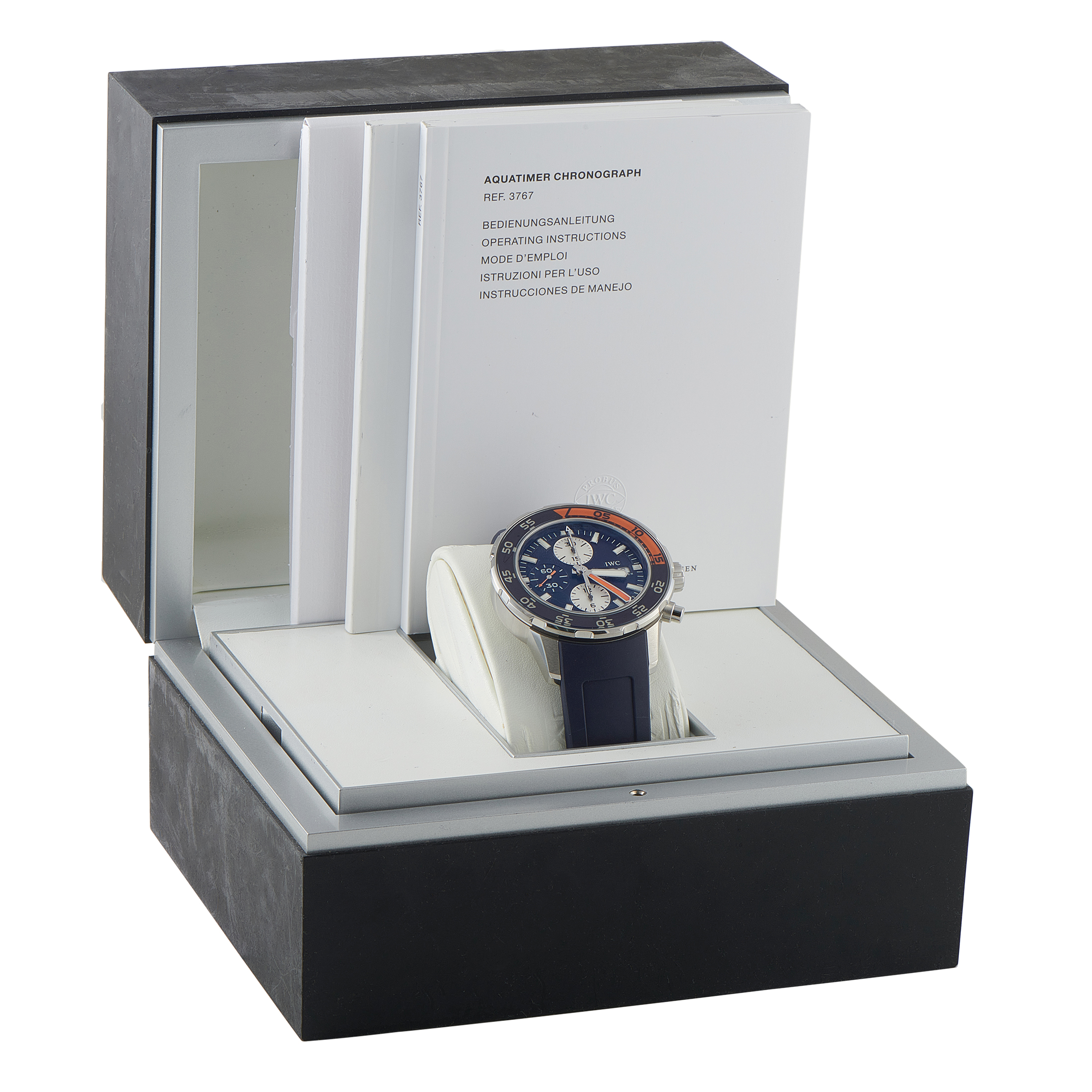 IWC Aquatimer Chronograph Blue Dial Steel Watch iw3767-04 - Image 5
