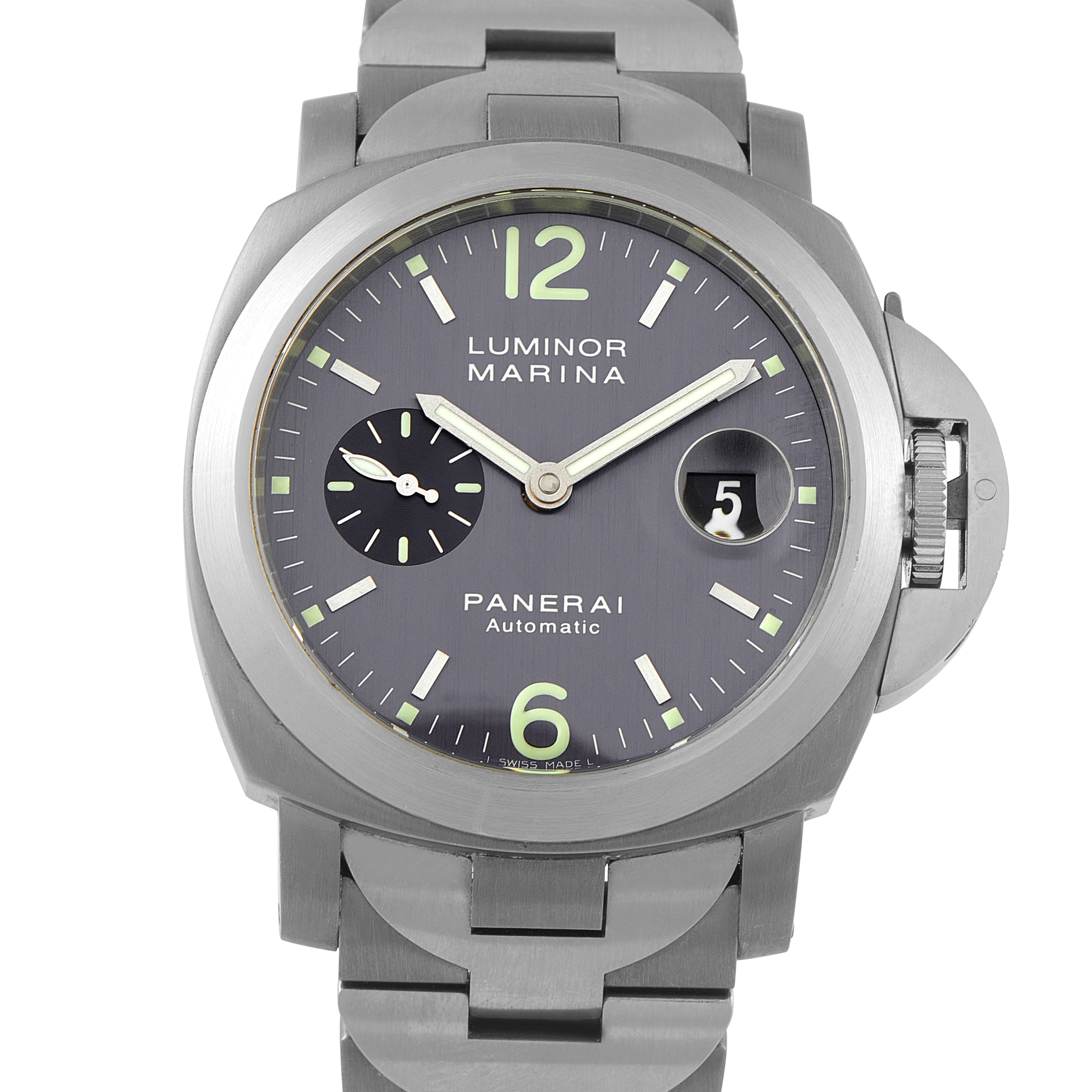 Officine Panerai Luminor Marina Titanium Watch PAM00091