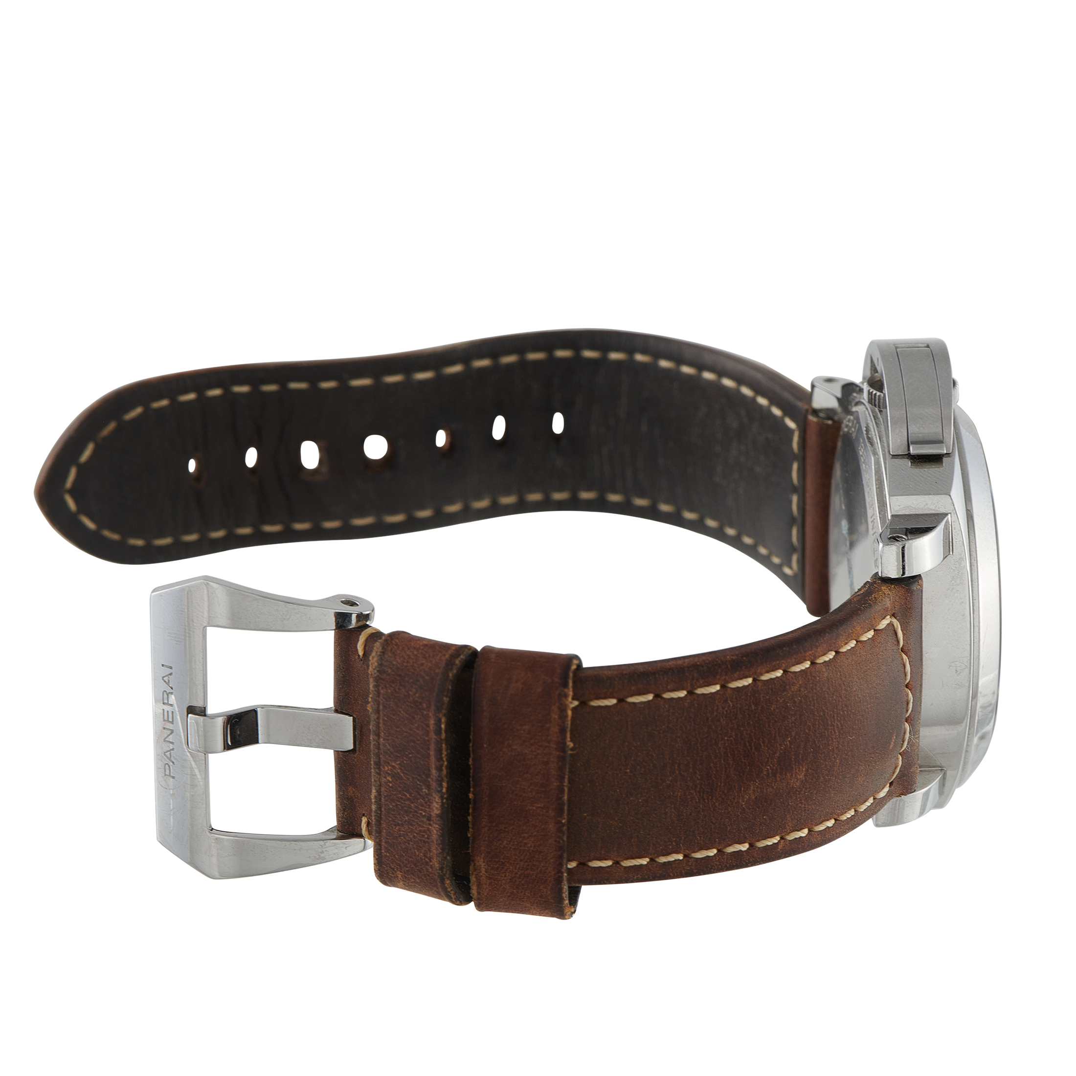 Officine Panerai Luminor Marina Acciaio Dubai Boutique Watch pam00453 - Image 4