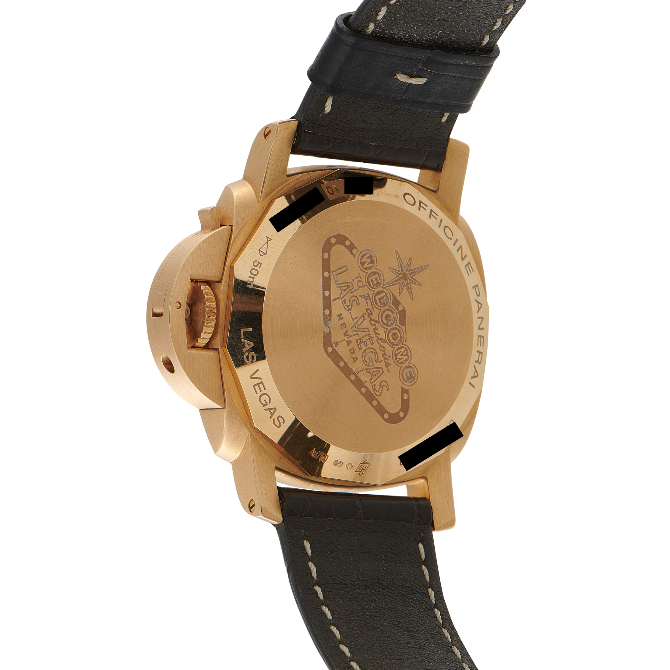 Officine Panerai Luminor GMT 18K Pink Gold Limited Edition Watch pam00491 - Image 3