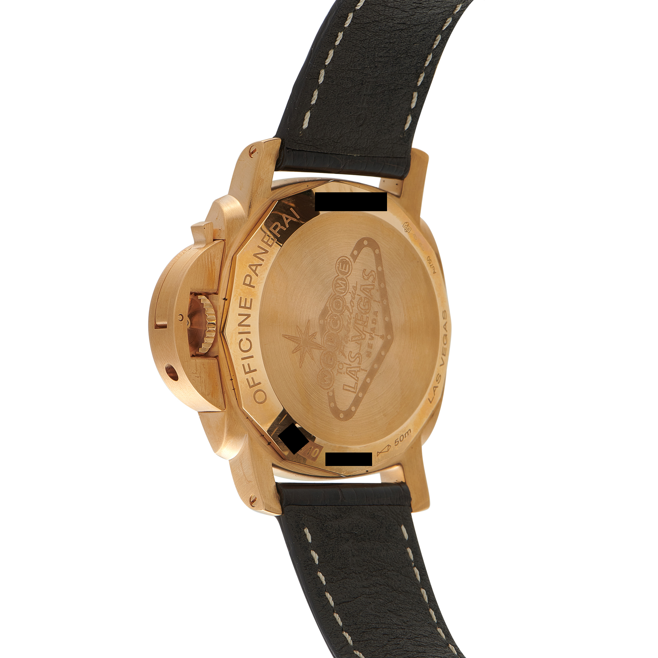 Officine Panerai Luminor GMT 10 Days Rose Gold Watch pam00491 - Image 3