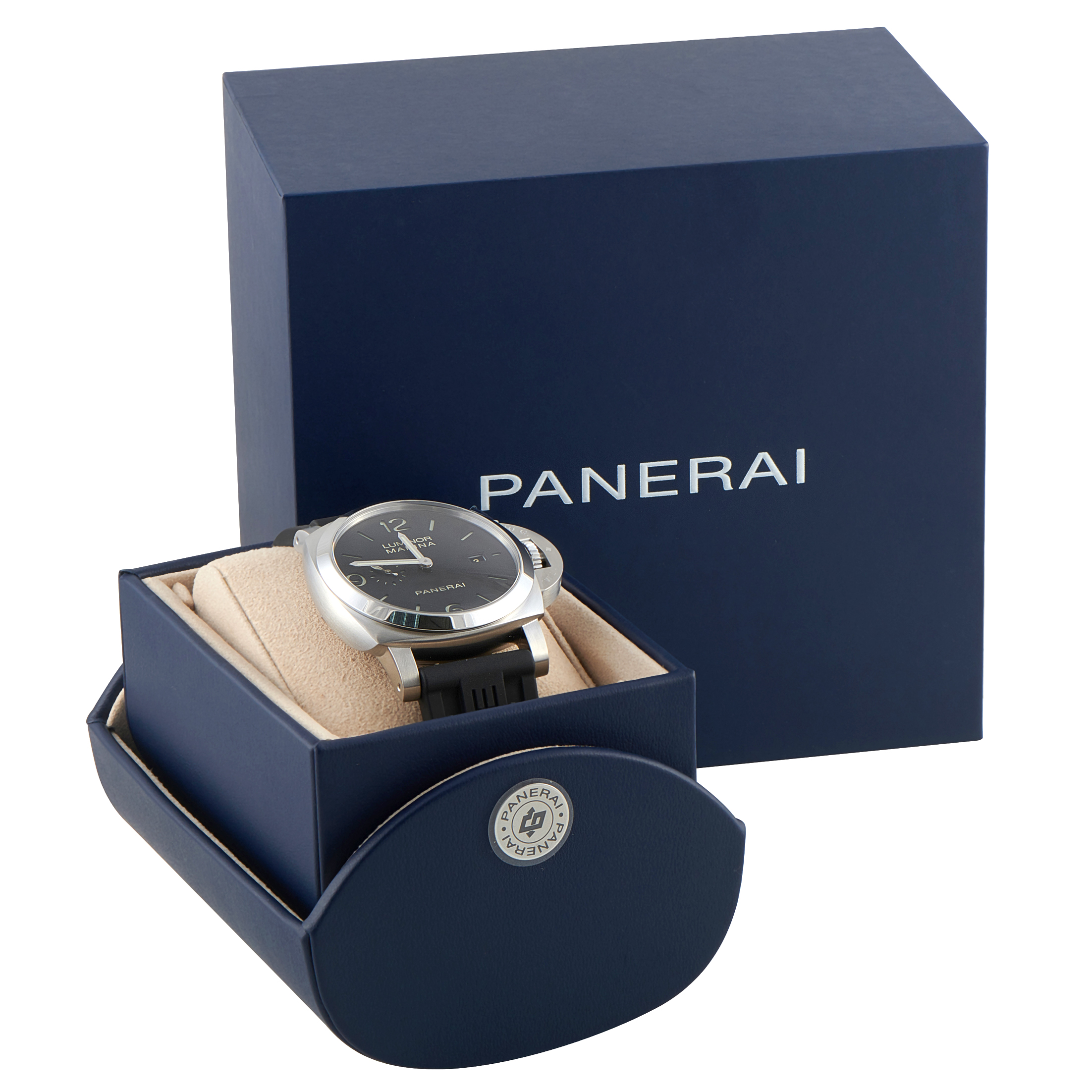 Officine Panerai Luminor Marina Steel Watch Pam03312 - Image 5