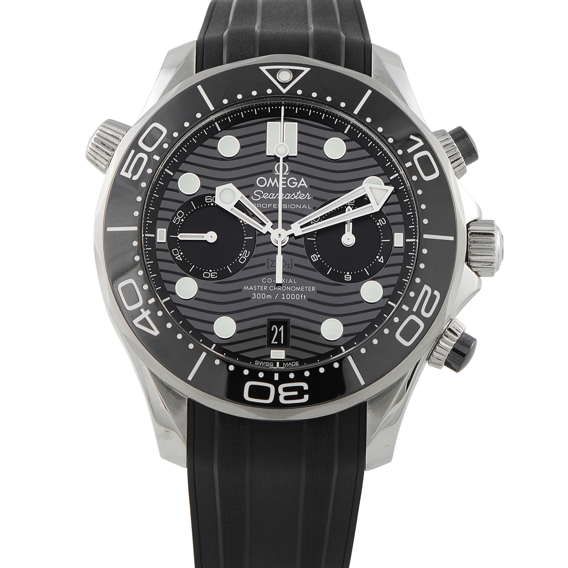 Omega Seamaster Diver 300M Black Dial Watch 210.32.44.51.01.001