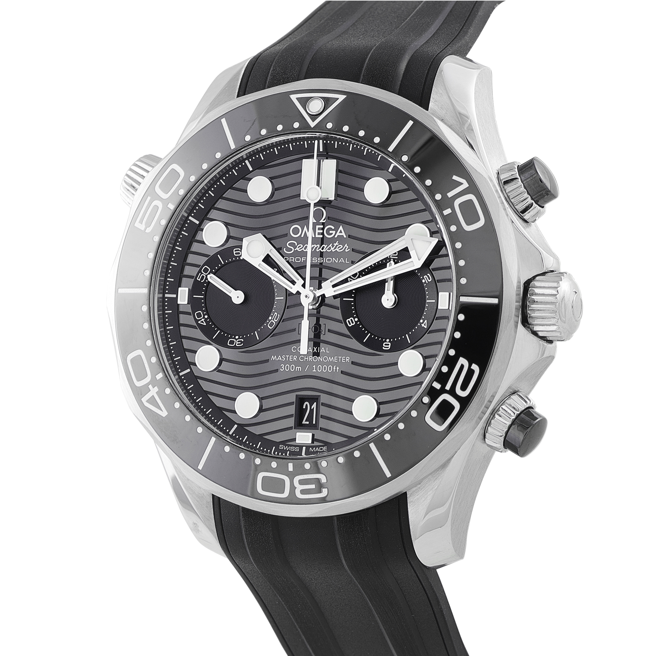 Omega Seamaster Diver 300M Black Dial Watch 210.32.44.51.01.001 - Image 2