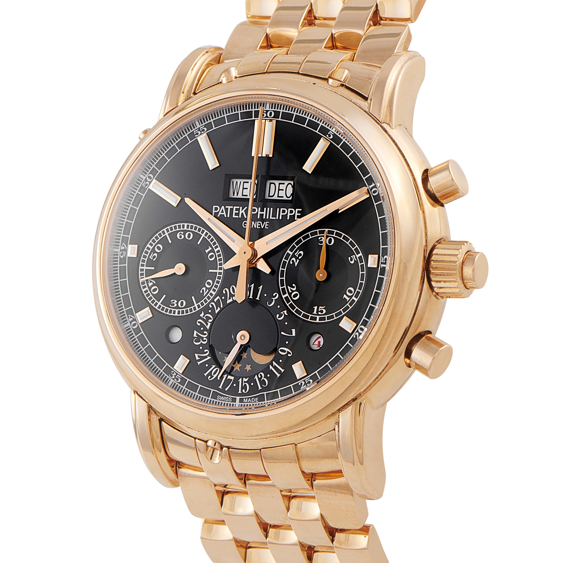 Patek Philippe Grand Complications Split-Seconds Perpetual Calendar Chronograph Rose Gold Watch 5204/1r-001 - Image 2