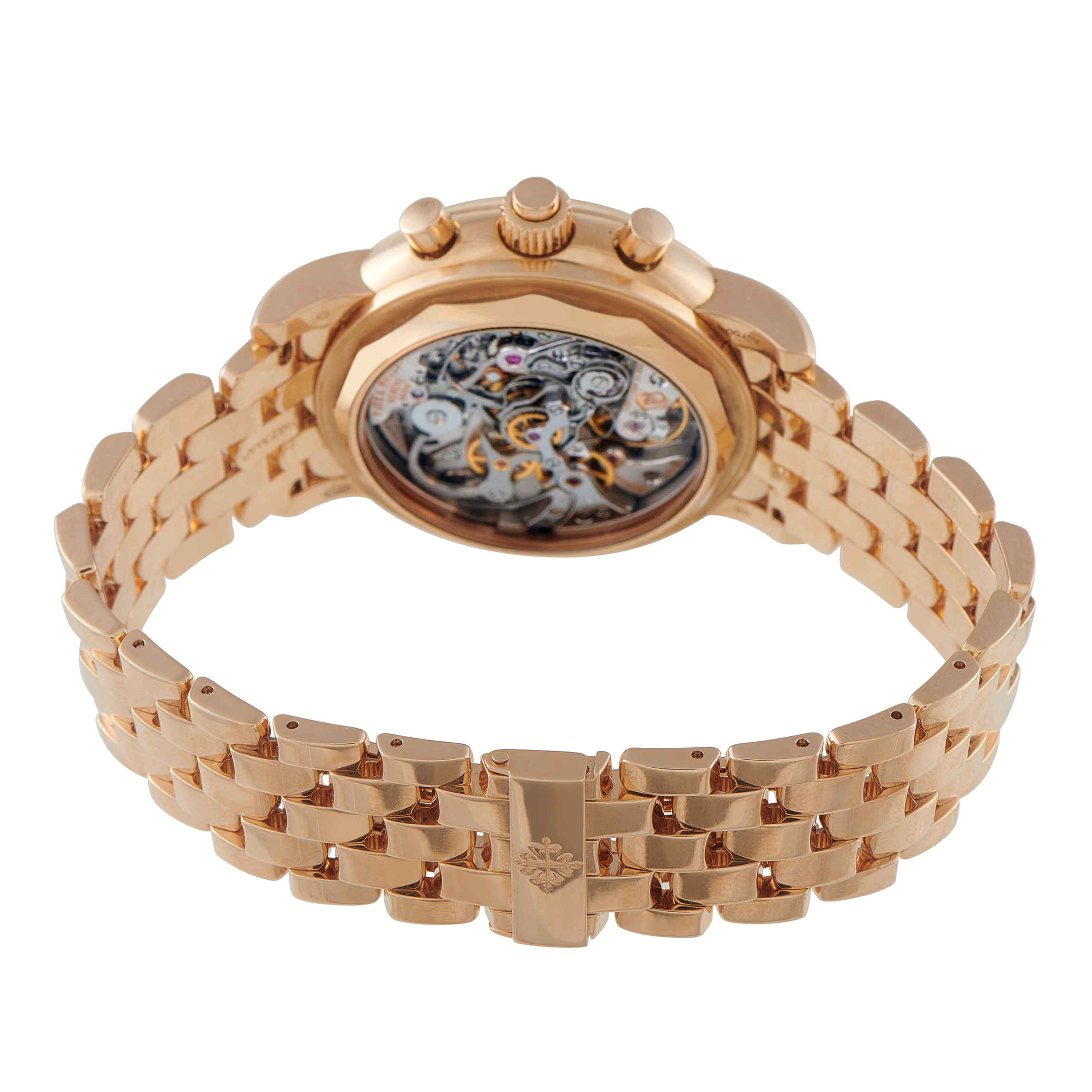 Patek Philippe Grand Complications Split-Seconds Perpetual Calendar Chronograph Rose Gold Watch 5204/1r-001 - Image 4