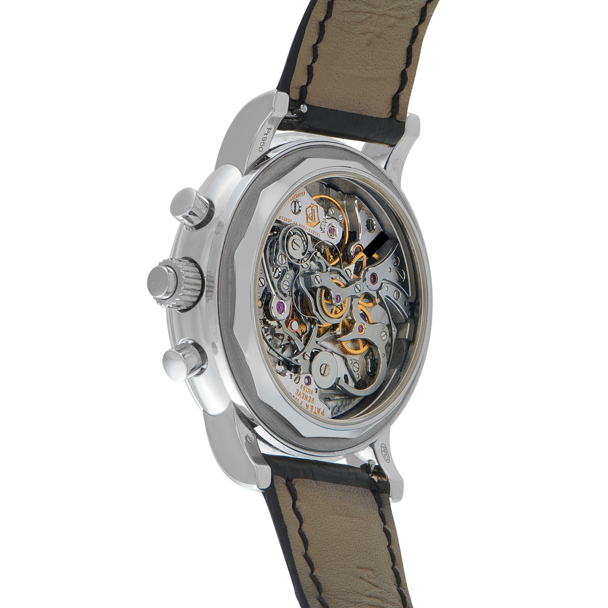 Patek Philippe Grand Complications Perpetual Calendar Split-Seconds Chronograph Platinum Watch 5204p-010 - Image 3