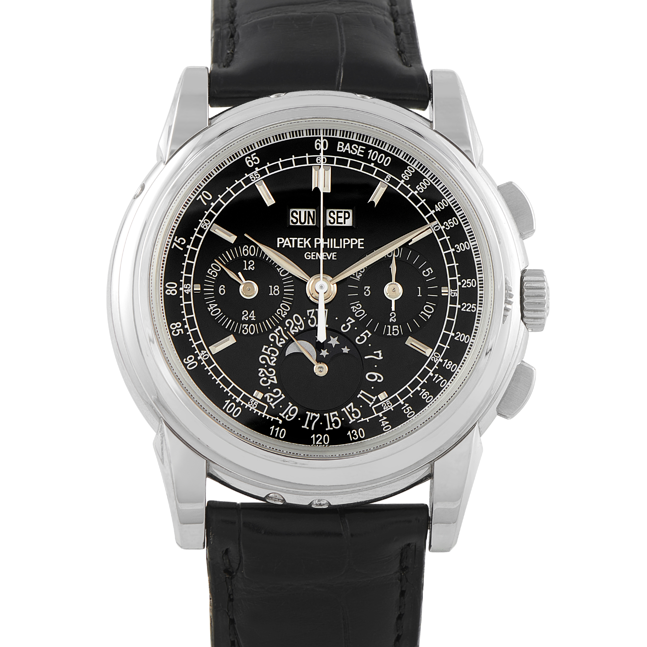 Patek Philippe Grand Complications Perpetual Calendar Chronograph Platinum Watch 5970P-001