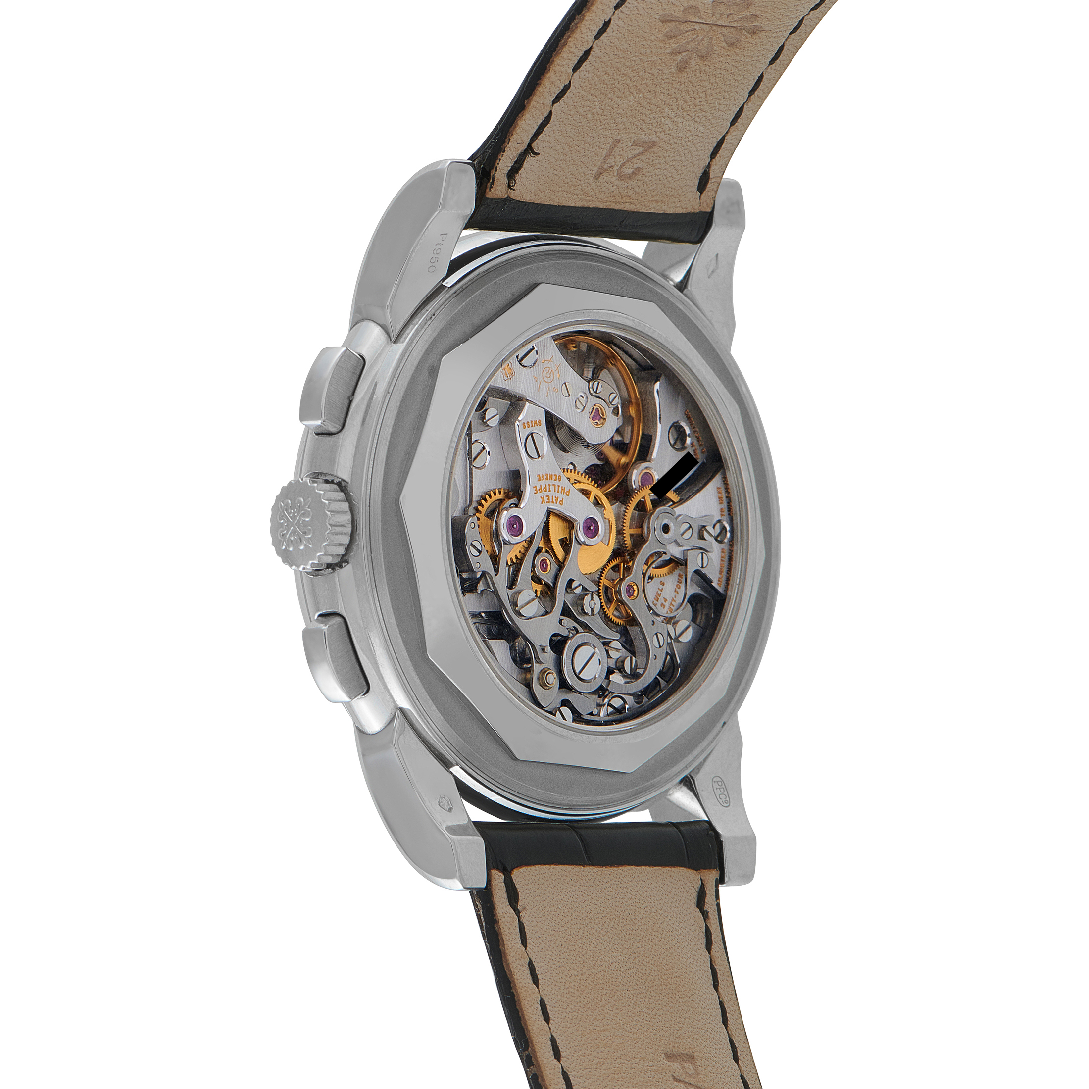 Patek Philippe Grand Complications Perpetual Calendar Chronograph Platinum Watch 5970P-001 - Image 3