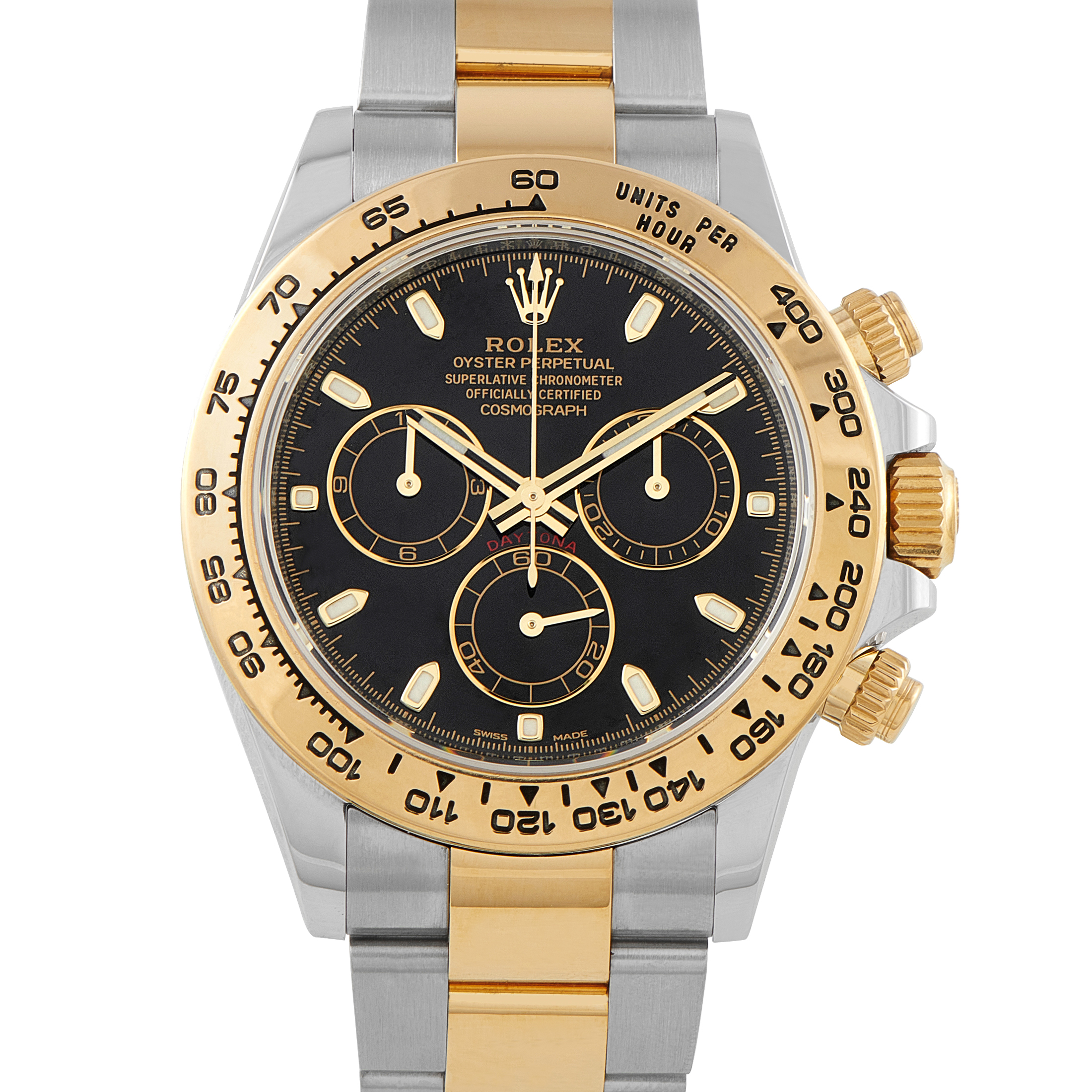 Rolex Daytona Black Dial Two-Tone Watch 116503