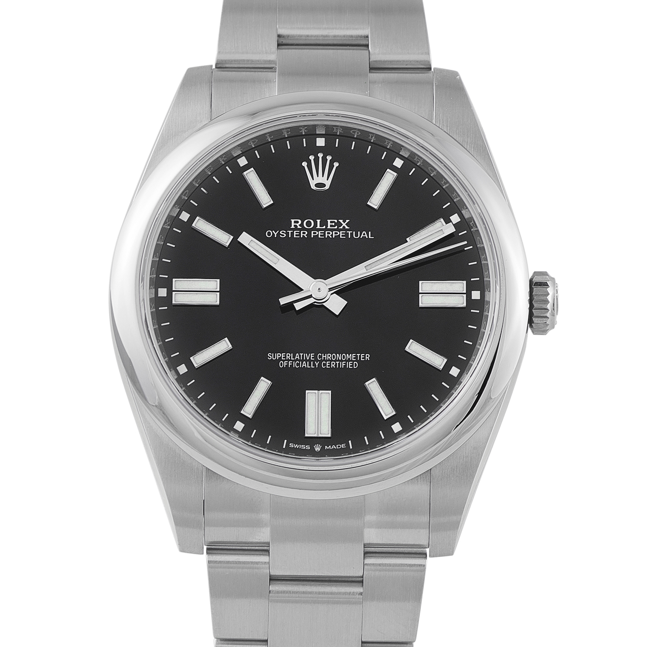 Rolex Oyster Perpetual 36 Black Dial Steel Watch 126000
