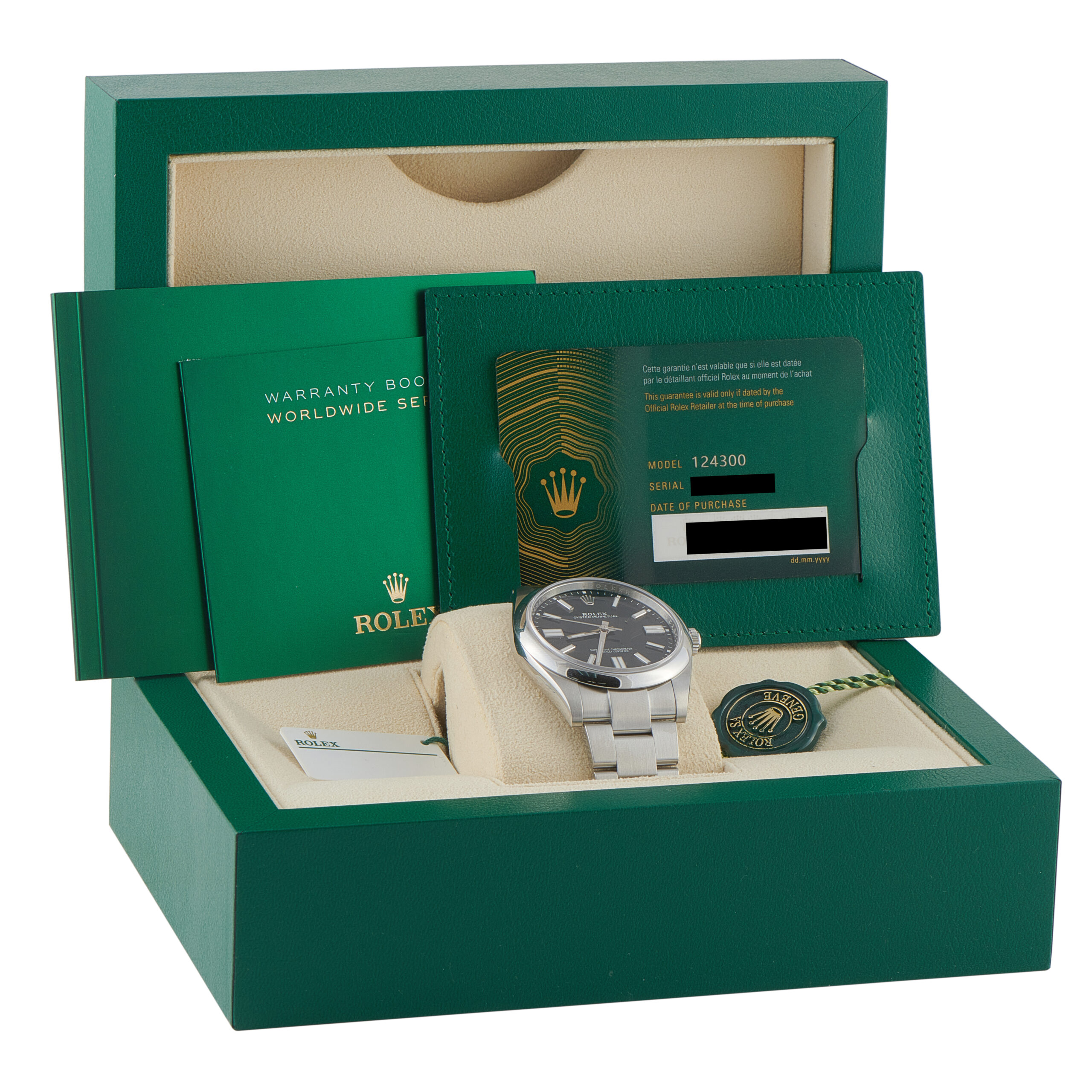 Rolex Oyster Perpetual 36 Black Dial Steel Watch 126000 - Image 5