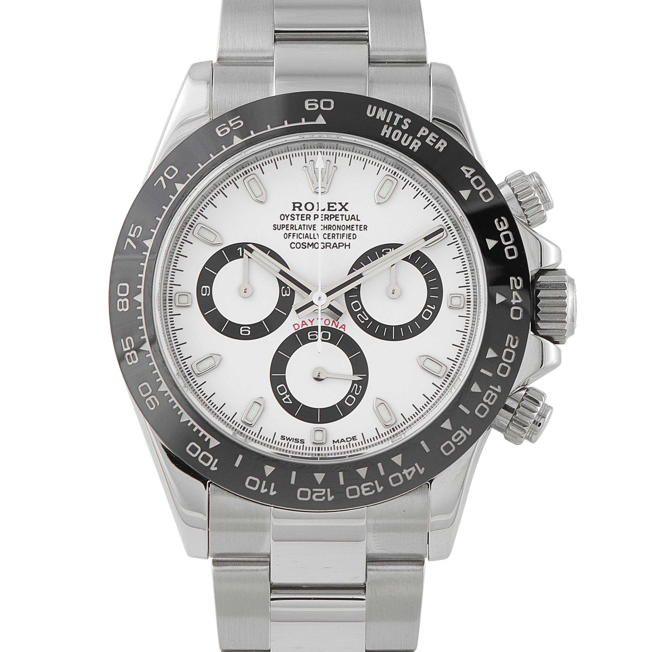 Rolex Cosmograph Daytona White Panda Dial Watch 116500LN