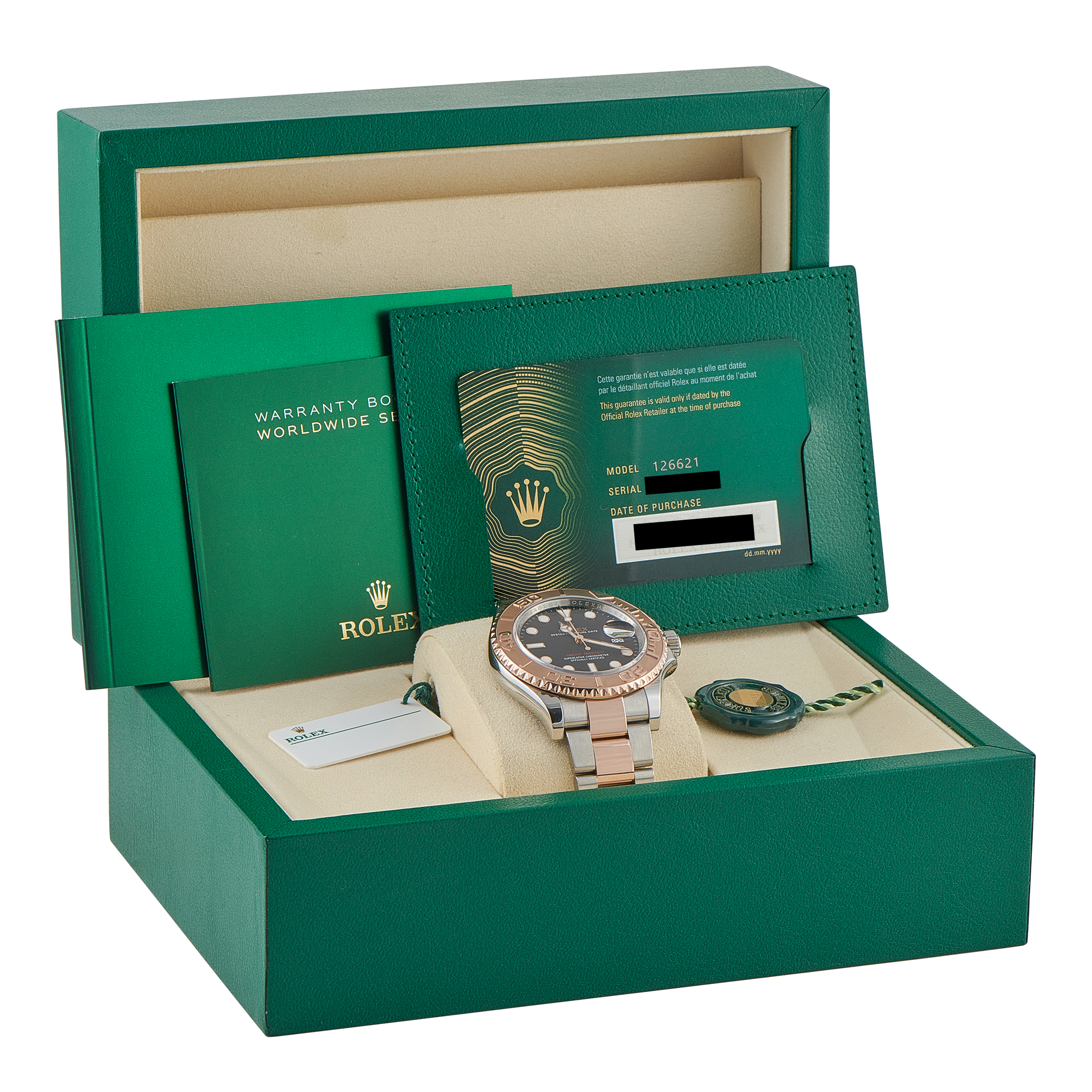 Rolex Yacht-Master 40 Black Dial Everose Rolesor Watch 126621 - Image 5