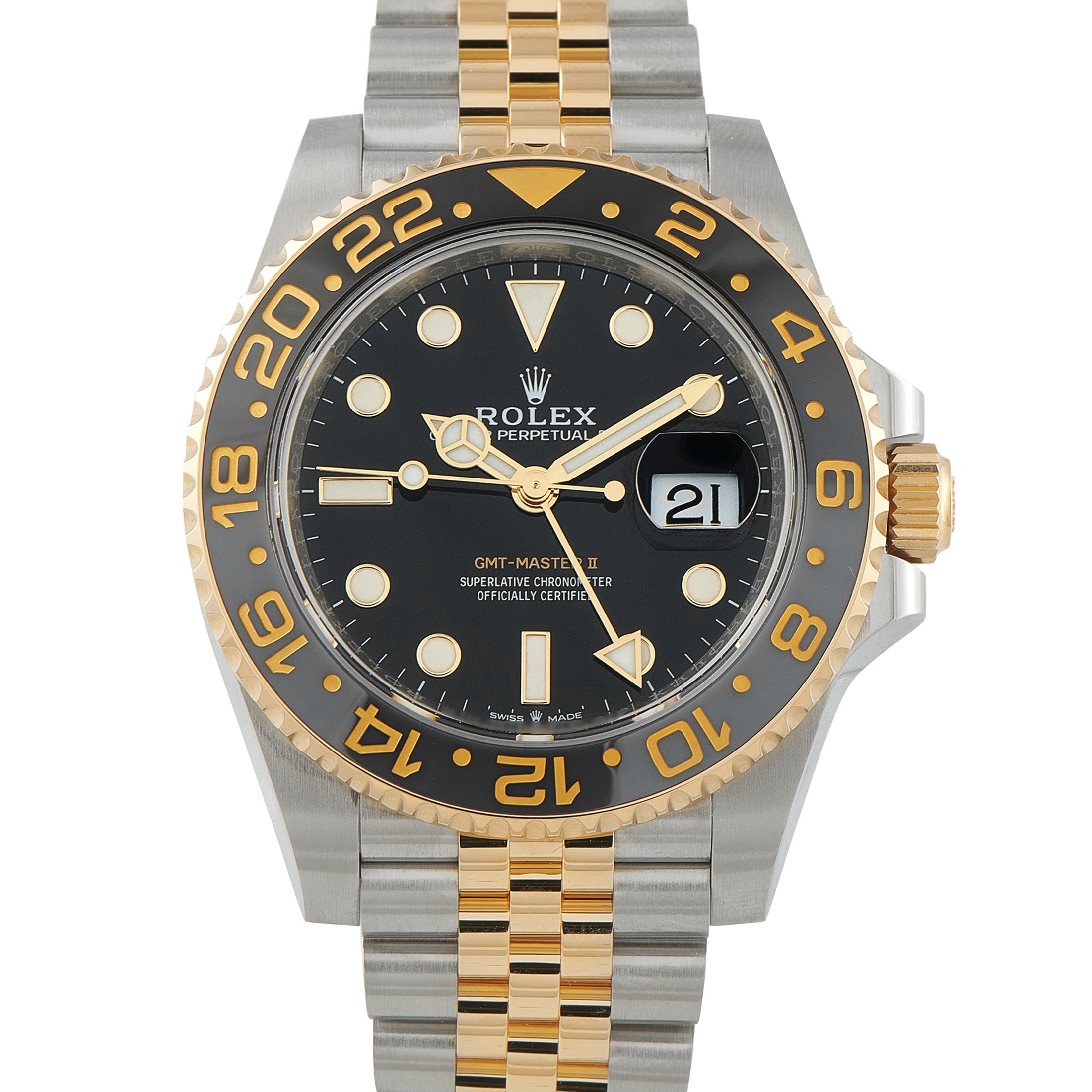 Rolex GMT-Master II Two-Tone Jubilee Watch 126713GRNR