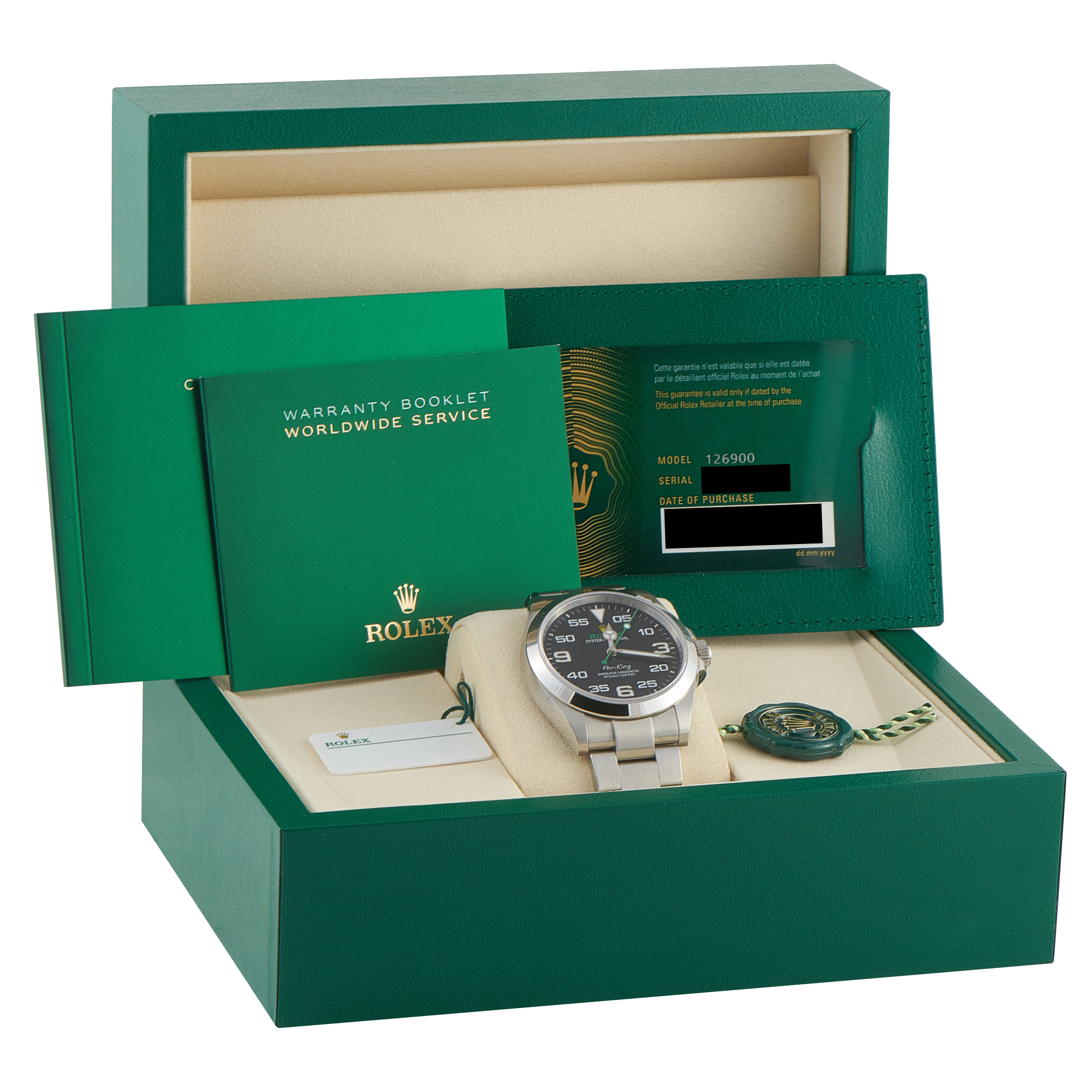Rolex Air-King Steel Watch 126900 - Image 5