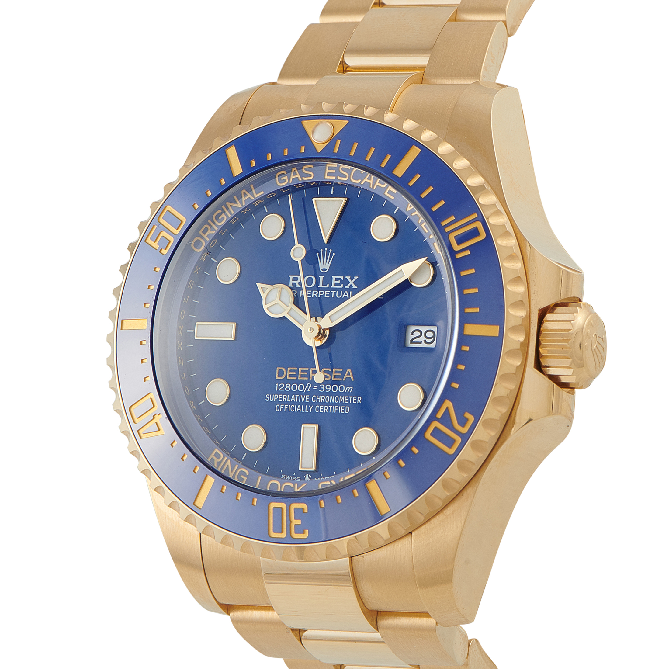 Rolex Deepsea Blue Dial 18K Yellow Gold 136668Lb - Image 2