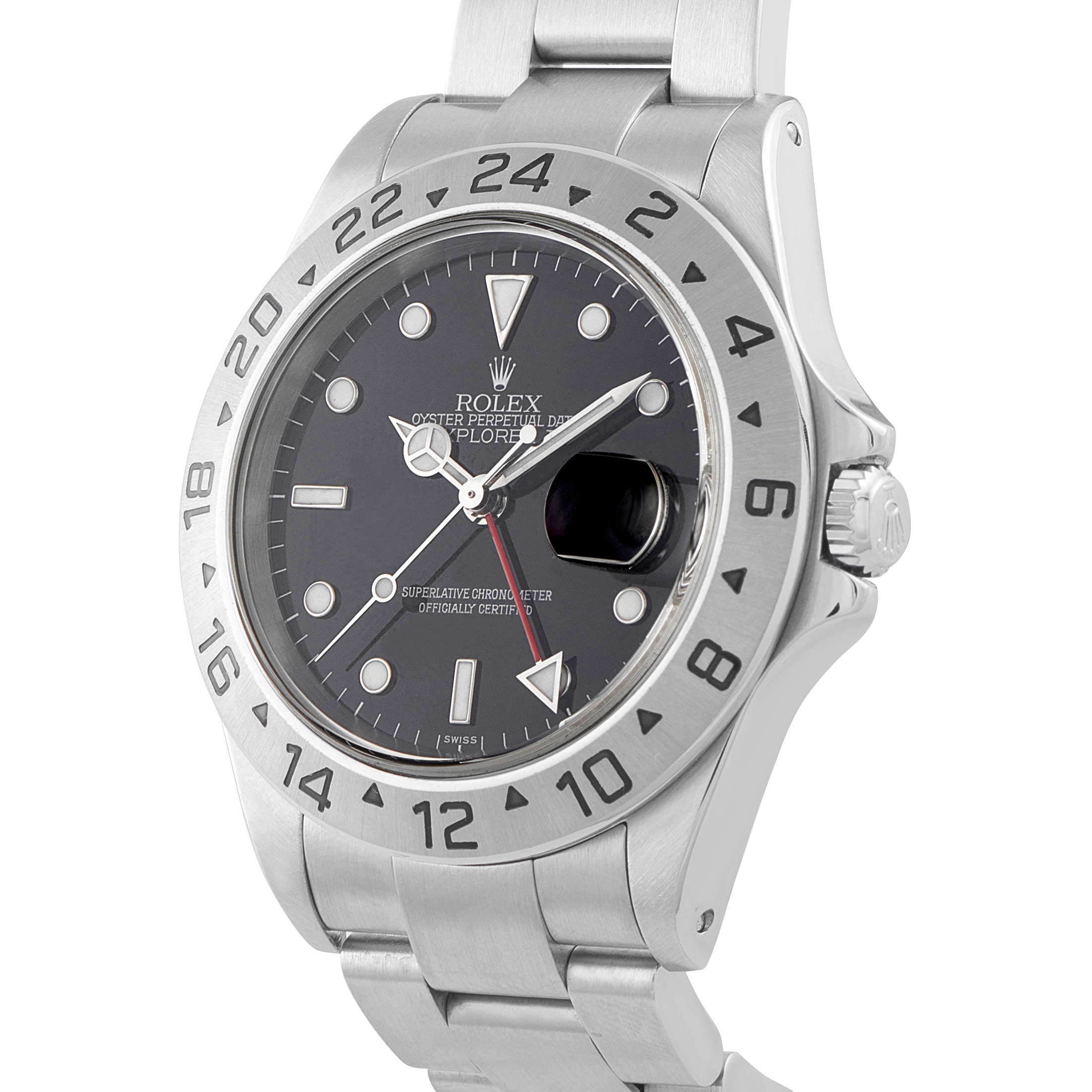Rolex Explorer II Black Dial Steel Oyster Watch 16570 - Image 2