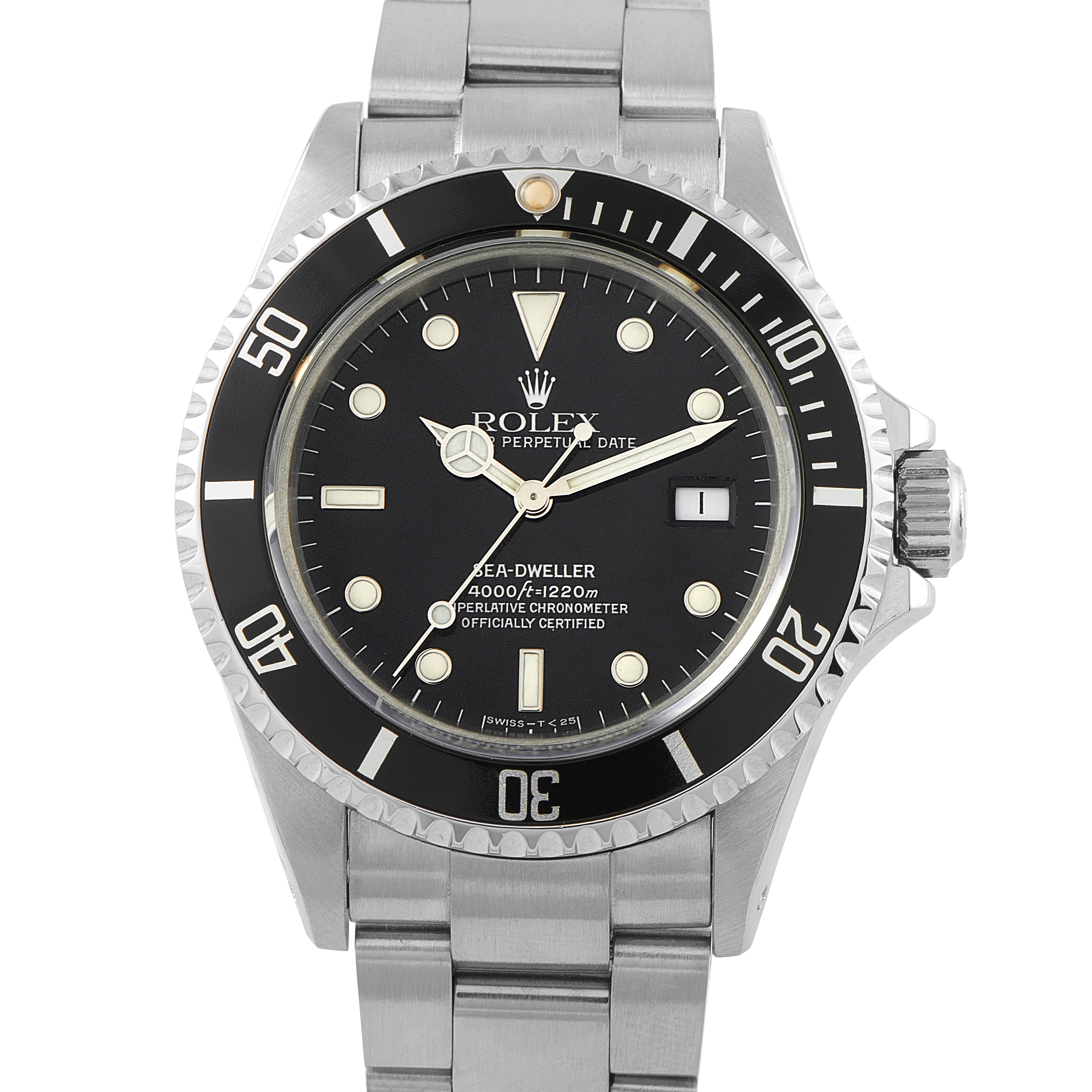 Rolex Sea-Dweller Triple Six Steel Oyster Watch 16660