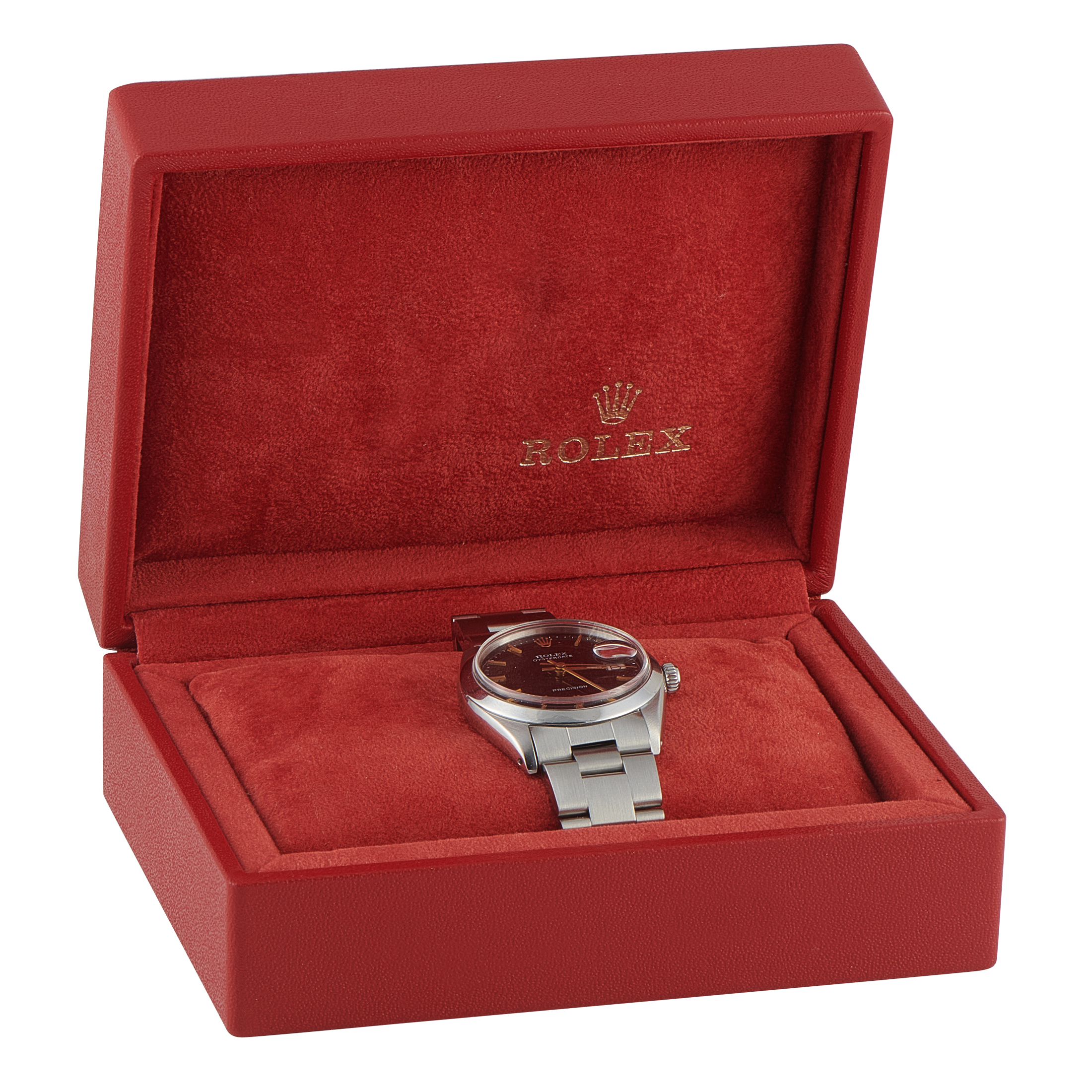 Rolex Oysterdate Precision Steel Watch 6694 - 34 mm - Black - 1984 -