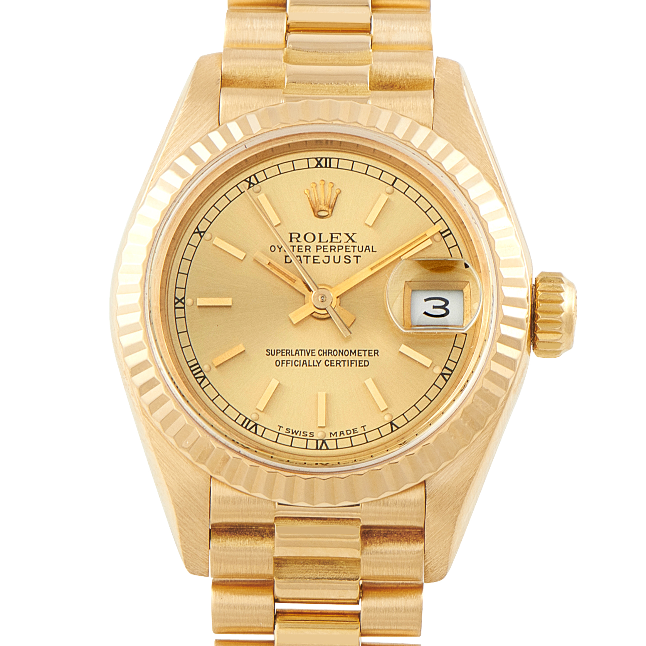 Rolex Lady-Datejust Yellow Gold Watch 69178