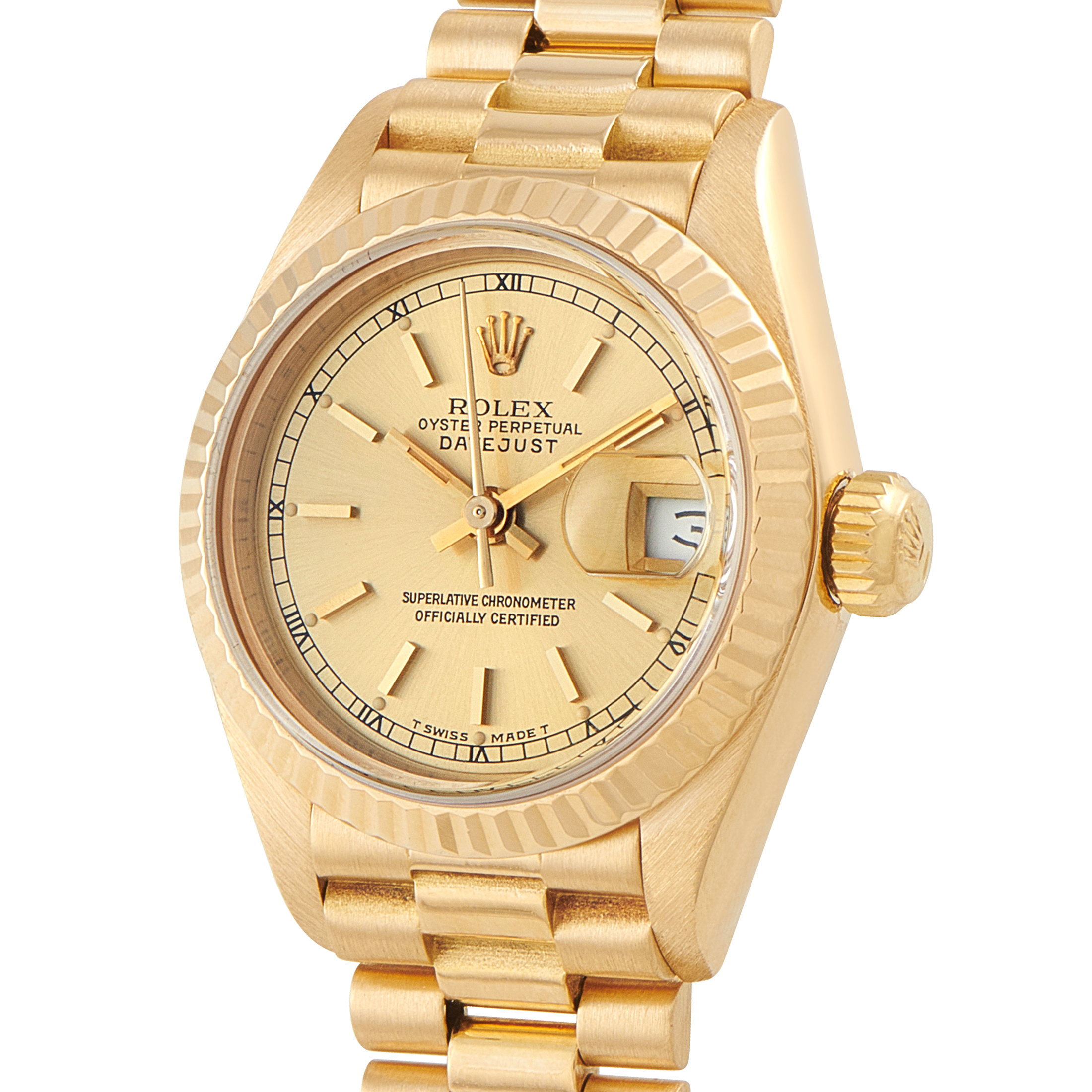 Rolex Lady-Datejust Yellow Gold Watch 69178 - Image 2